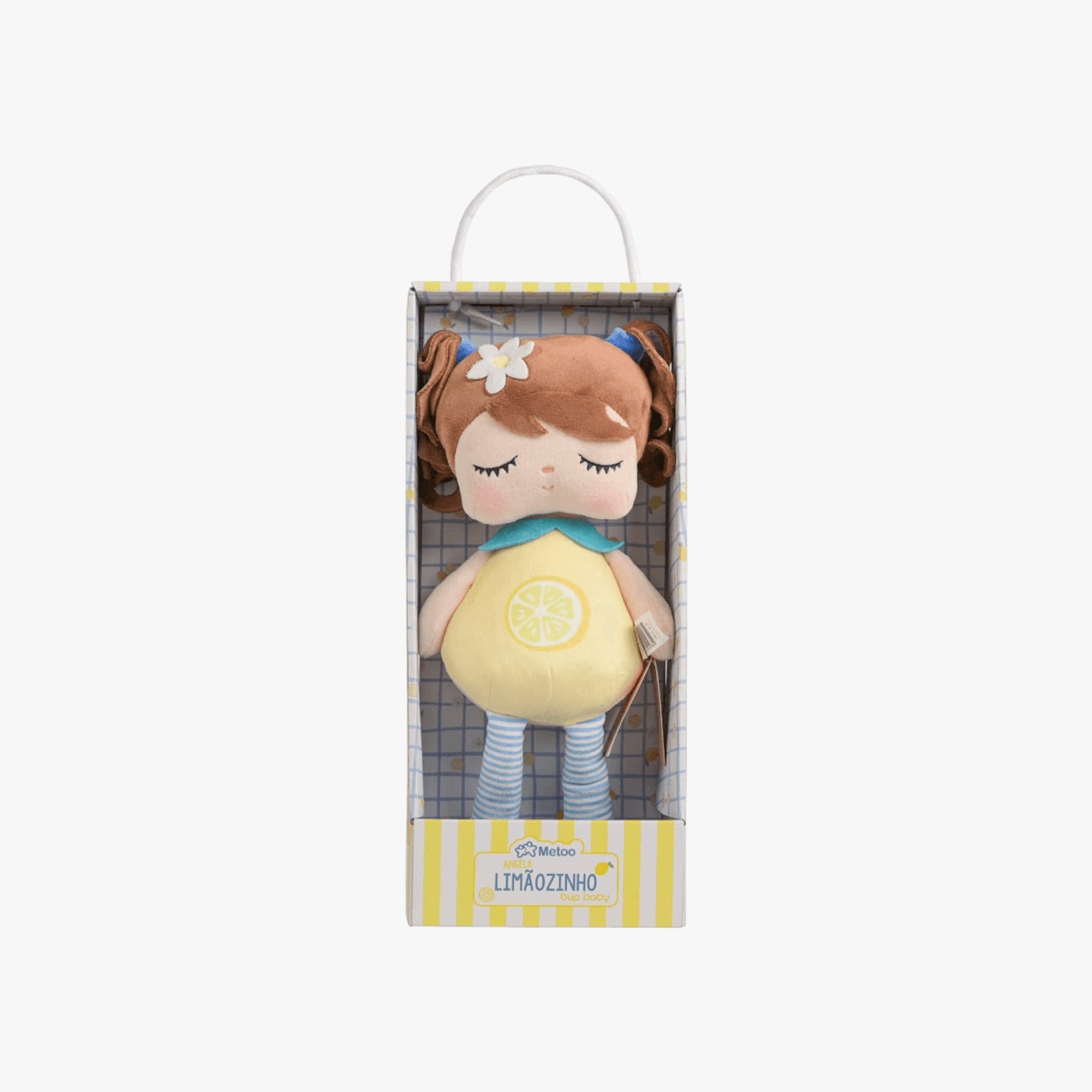 Boneca Infantil de Pano Frutinha Limãozinho 33cm