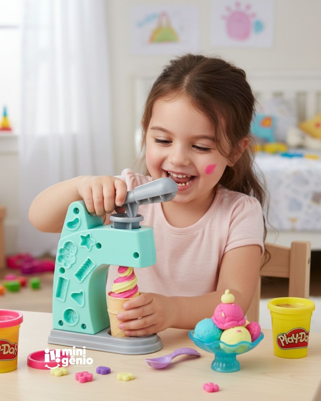 Kit de Massinha Sorveteria Divertida Play-Doh