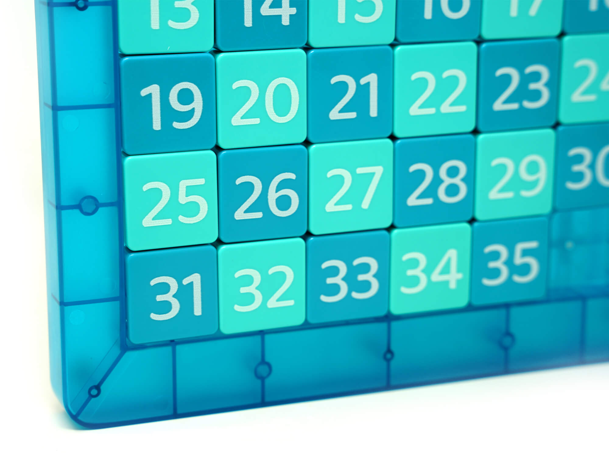 RACHA CUCA KLOTSKI 6X6 MAGNÉTICO AZUL TRANSPARENTE