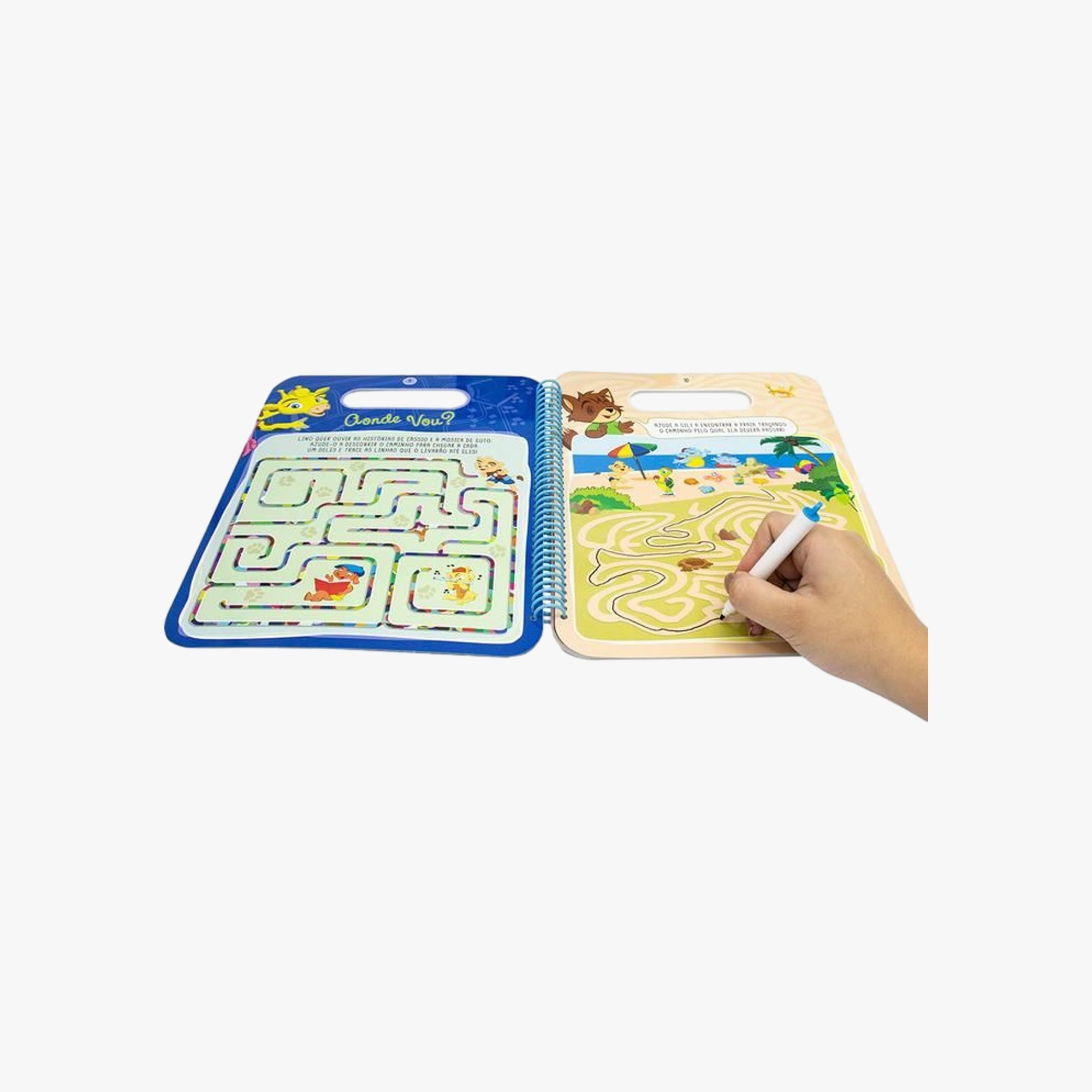Livro de Apoio Escolar Escreva e Apague Coordenação Motora