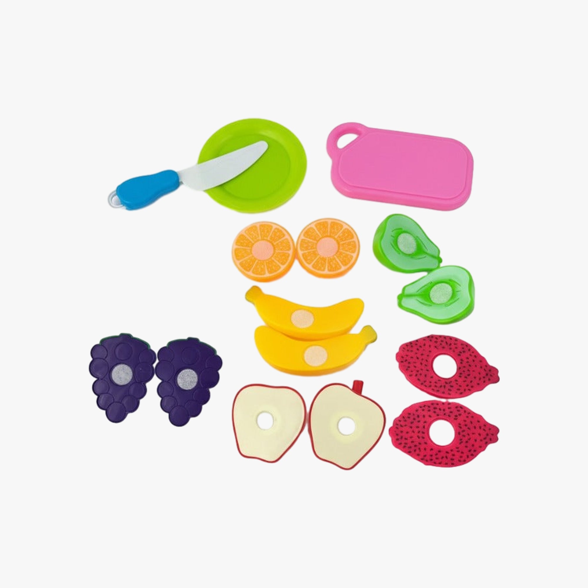 Brinquedo Frutas Crec Velcro 9 Peças