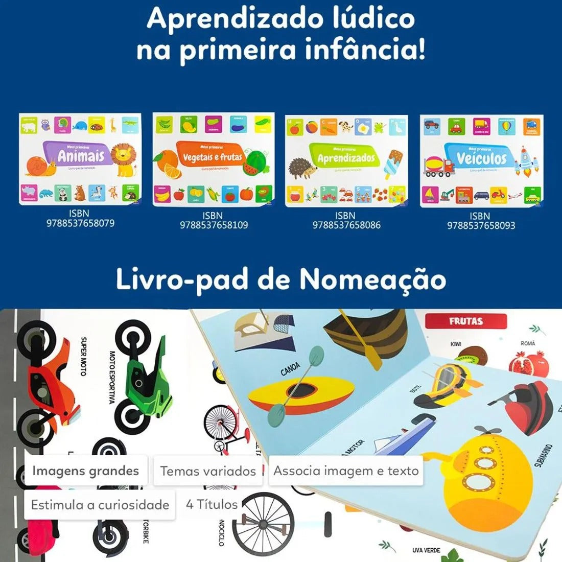 Livro-pad de Nomeação: Meus Primeiros Veículos