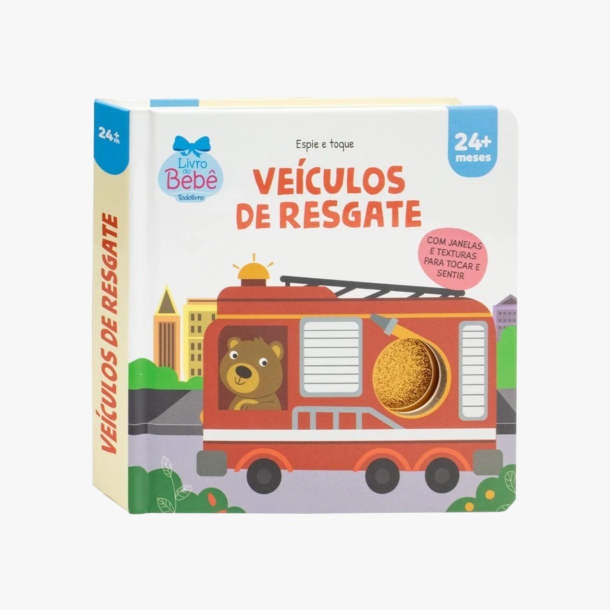 Livro Veículos de Resgate Espie e Toque