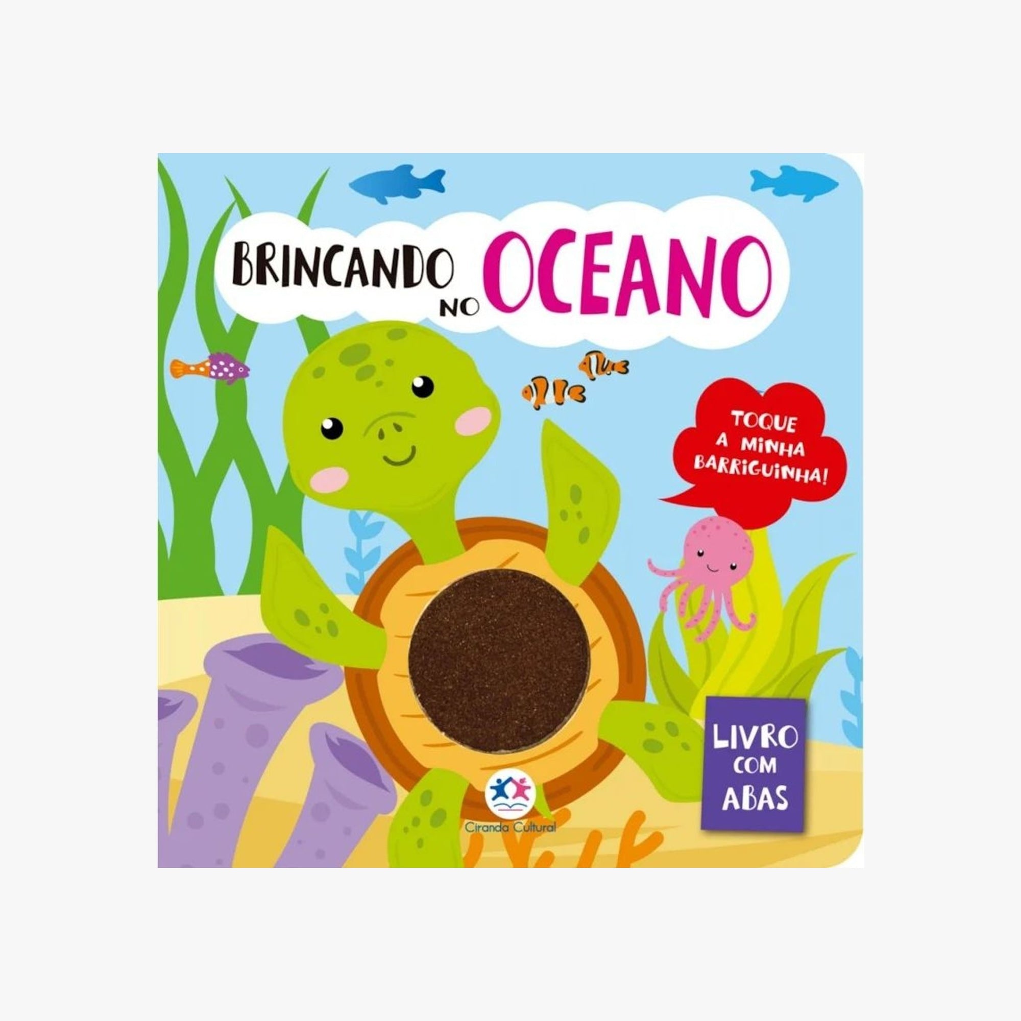 Livro Sensorial Brincando no Oceano