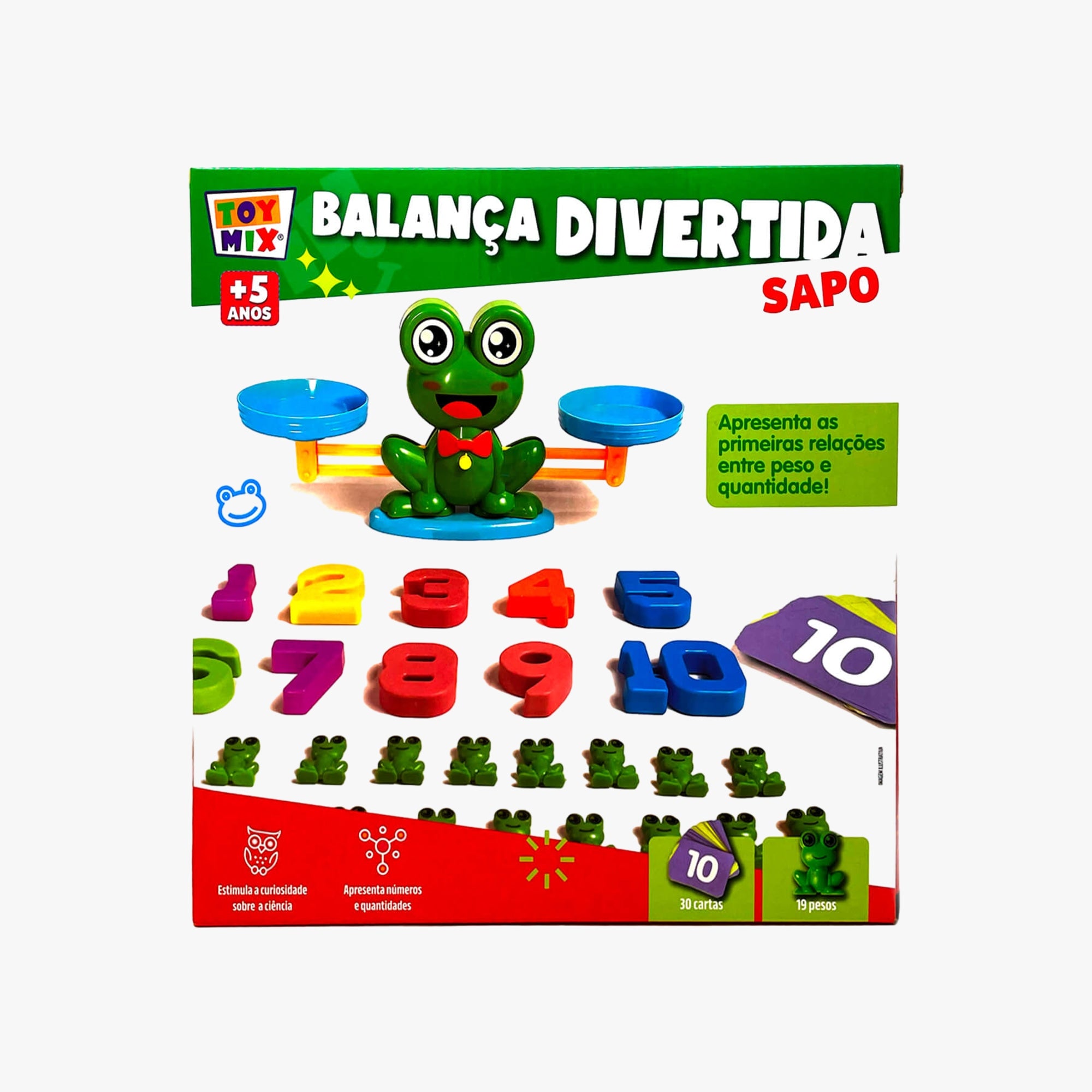 Brinquedo Educativo Balança Divertida Sapo