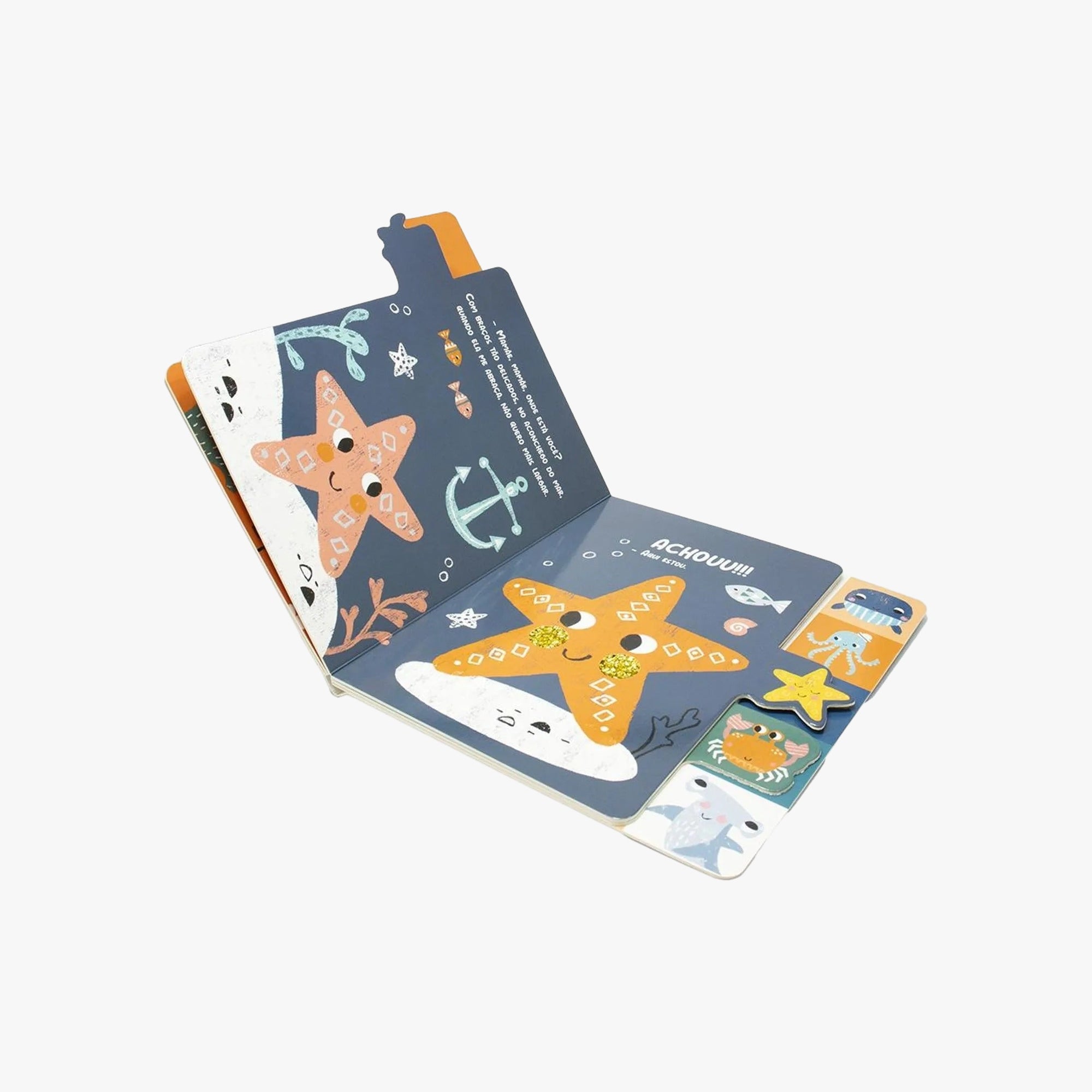 Livro Aventuras Táteis: Animais do Oceano
