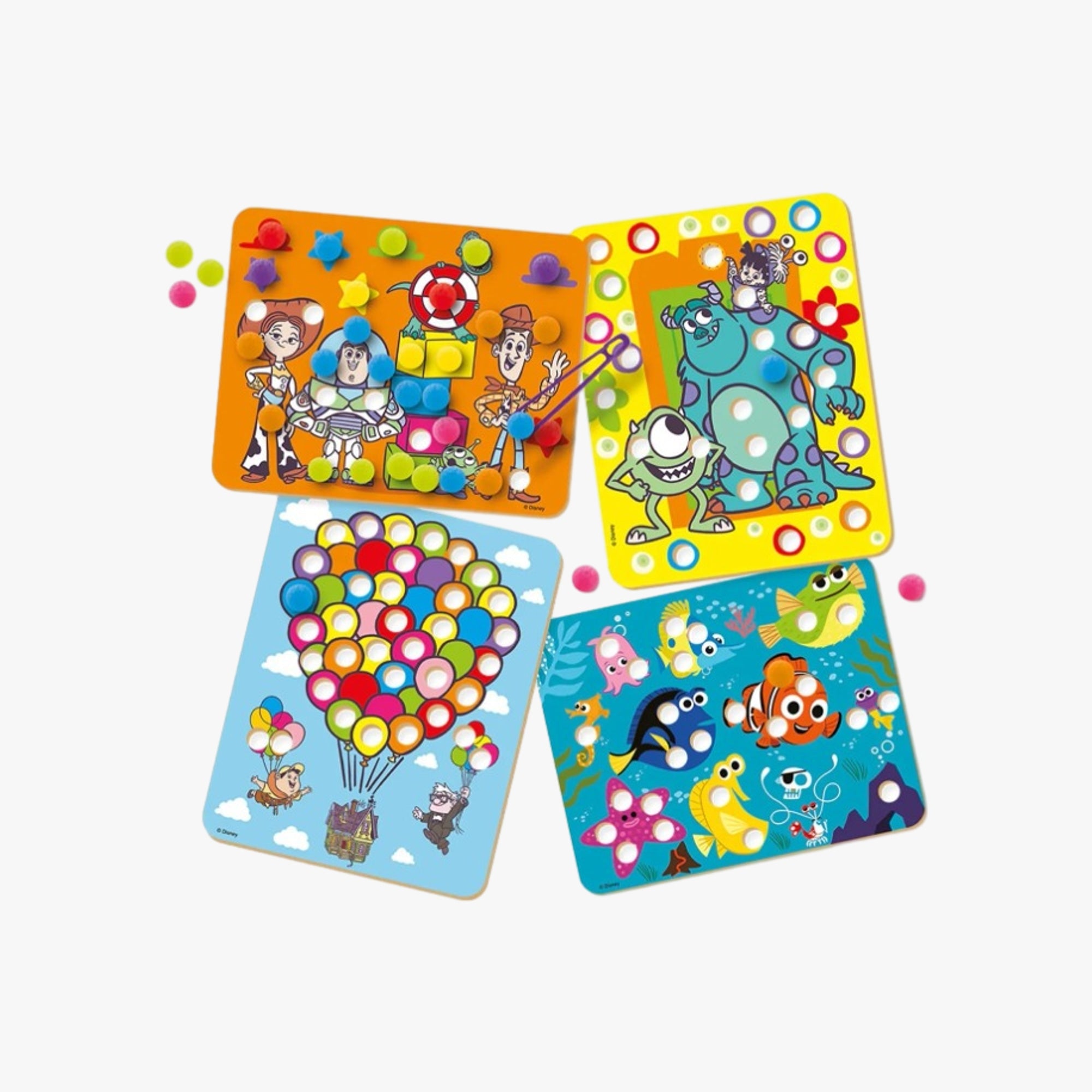 Jogo Educativo Pega PomPom Disney Pixar