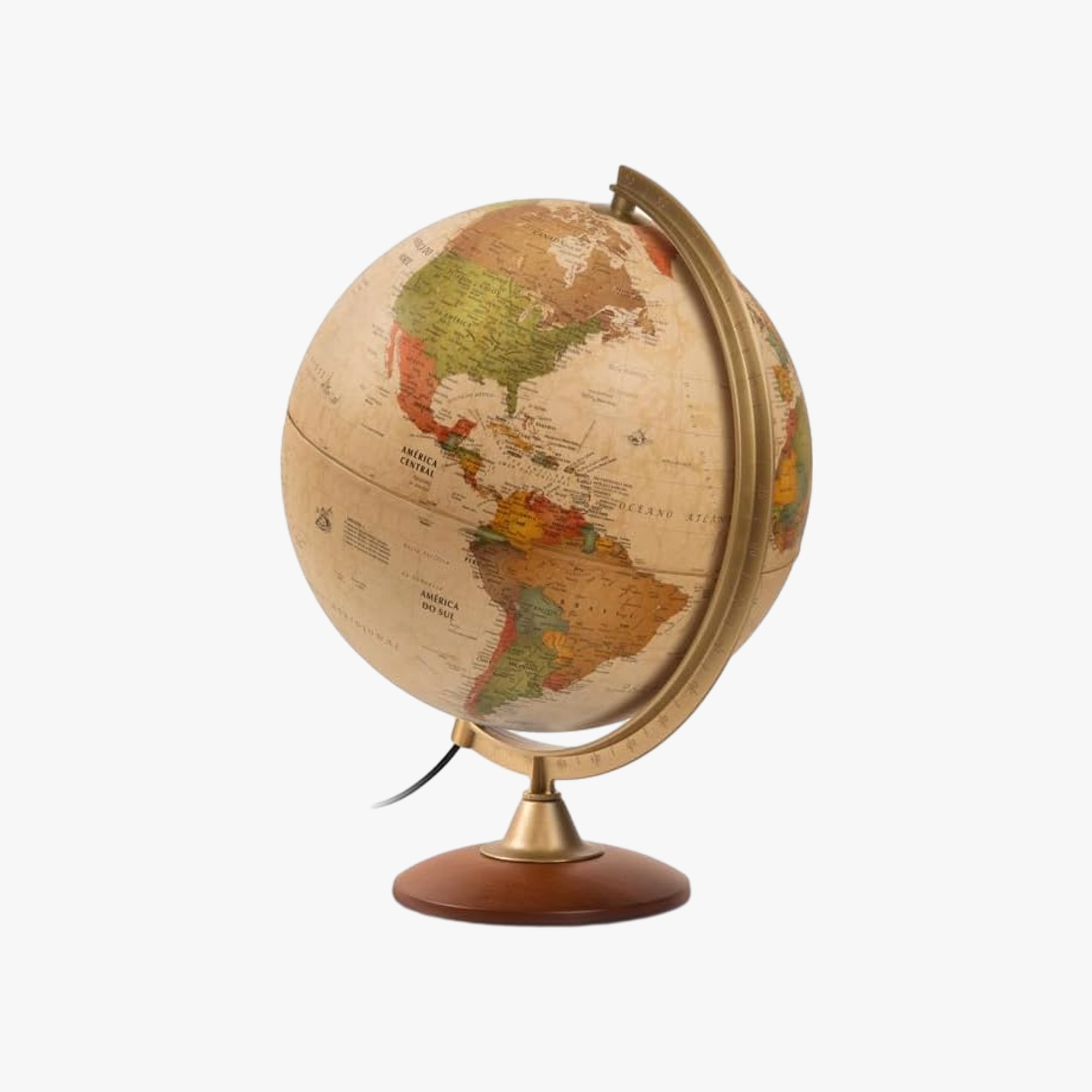 Globo Terrestre Colombo 30cm Iluminado