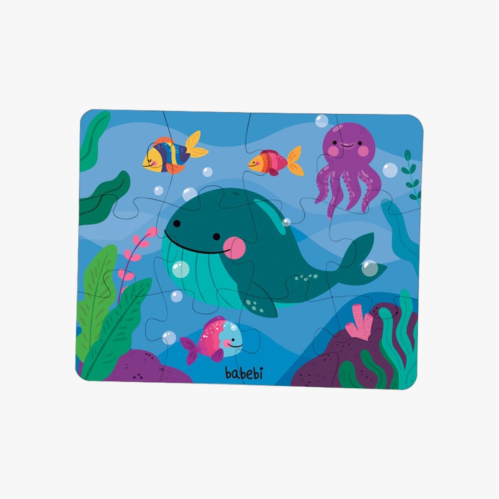 Quebra-Cabeça Infantil Gigante Fundo do Mar