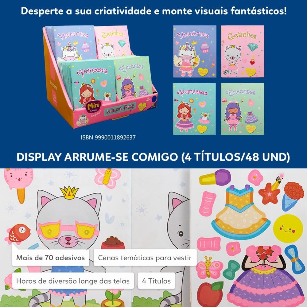 Livro Arrume-se Comigo: Gatinhos