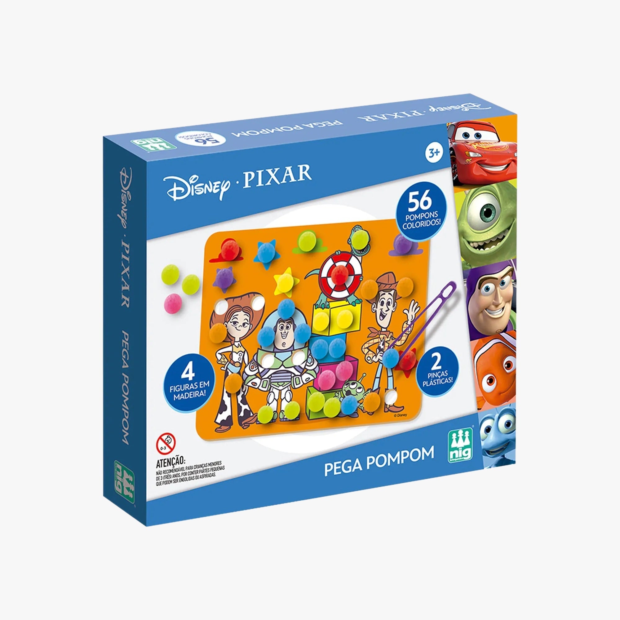 Jogo Educativo Pega PomPom Disney Pixar