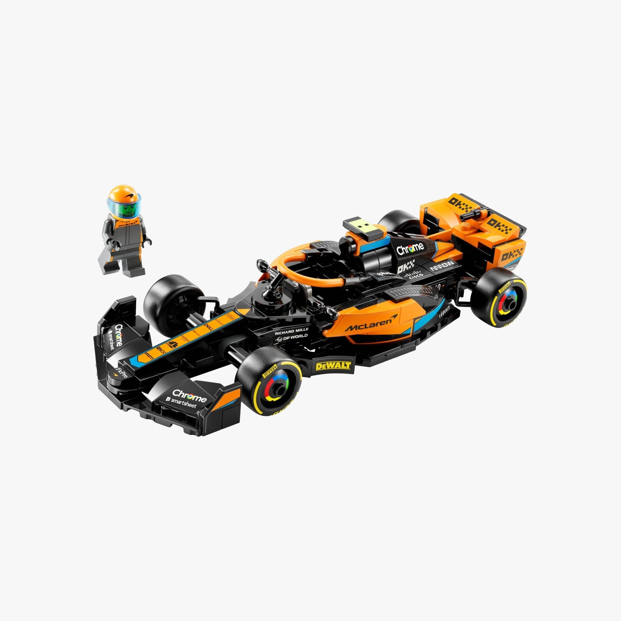 Lego Speed Champions - Carro de corrida de Fórmula 1 da McLaren 2023