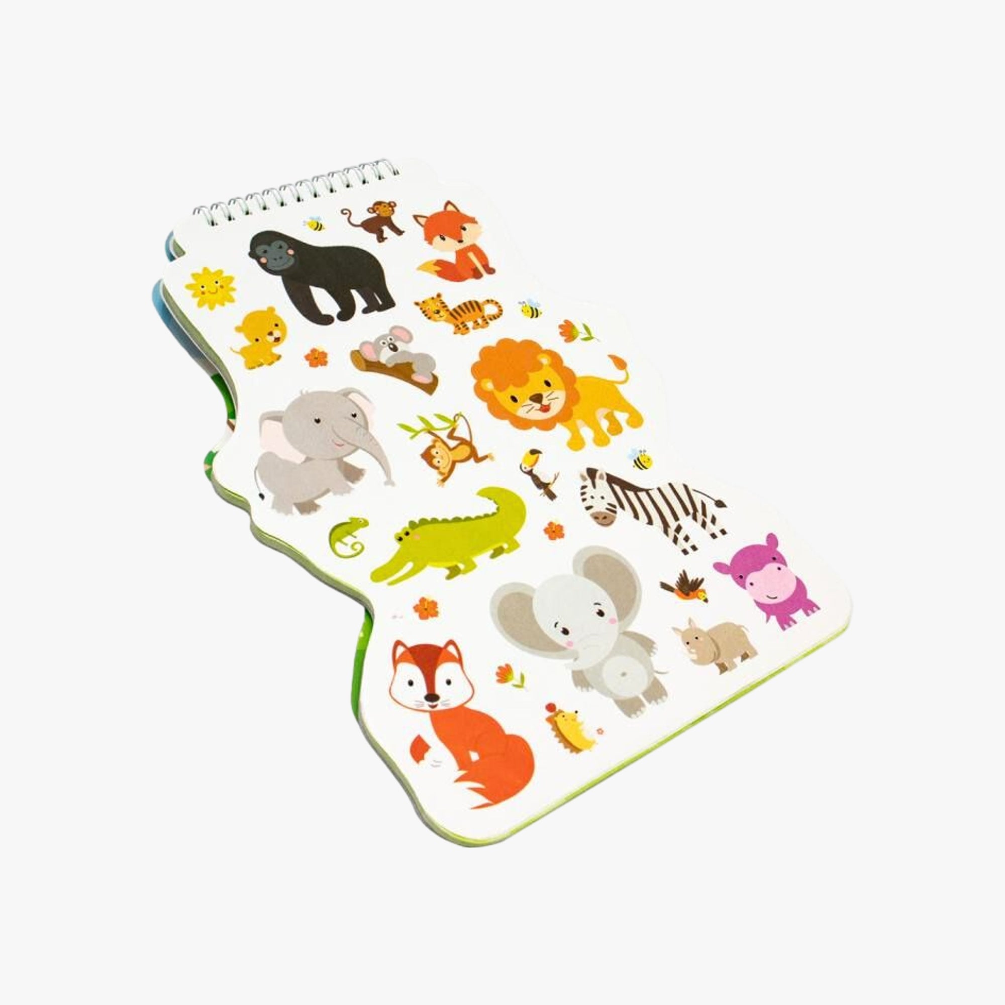 Livro de Pintura com Adesivo Animais da Floresta
