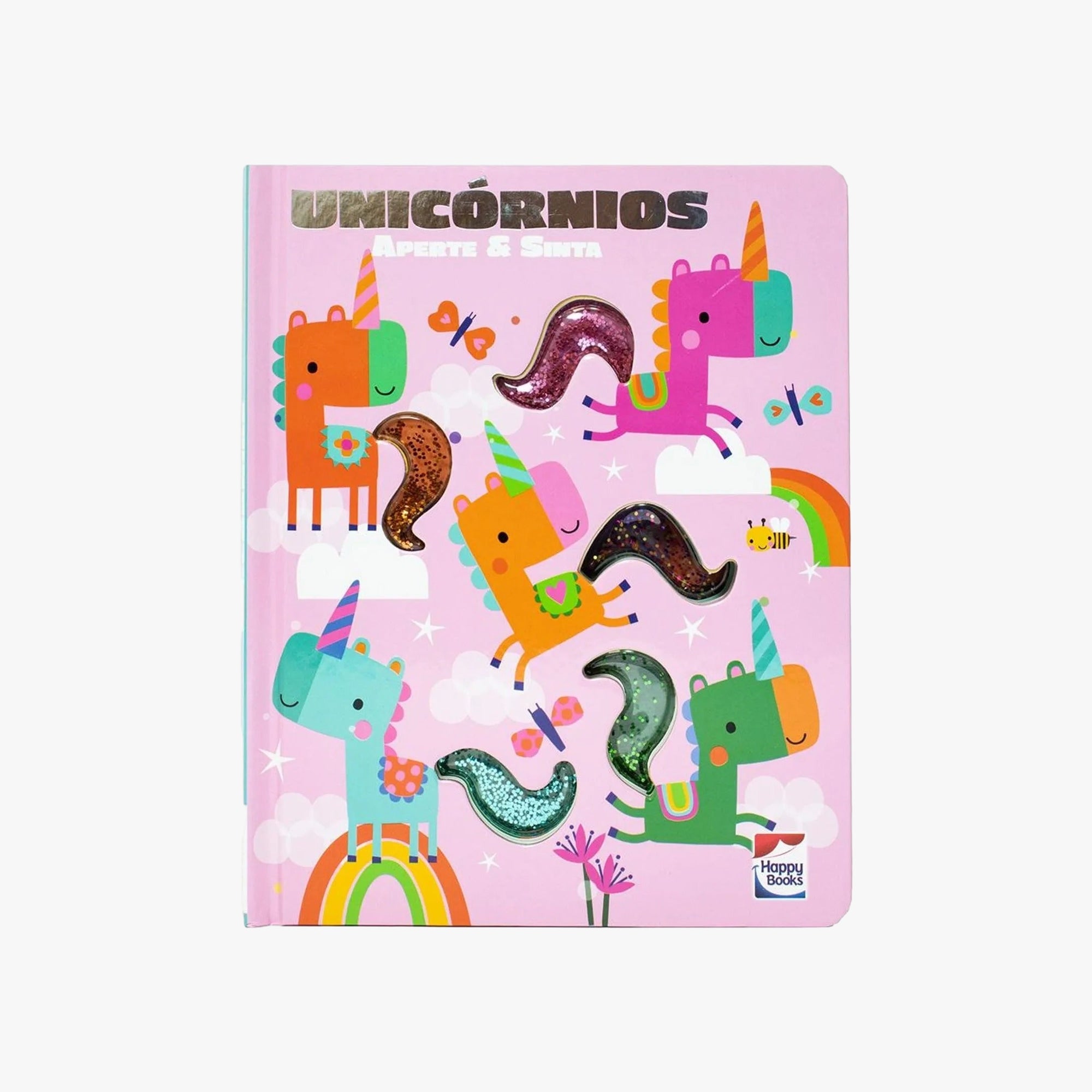 Livro Sensorial Aperta e Sinta Unicórnio
