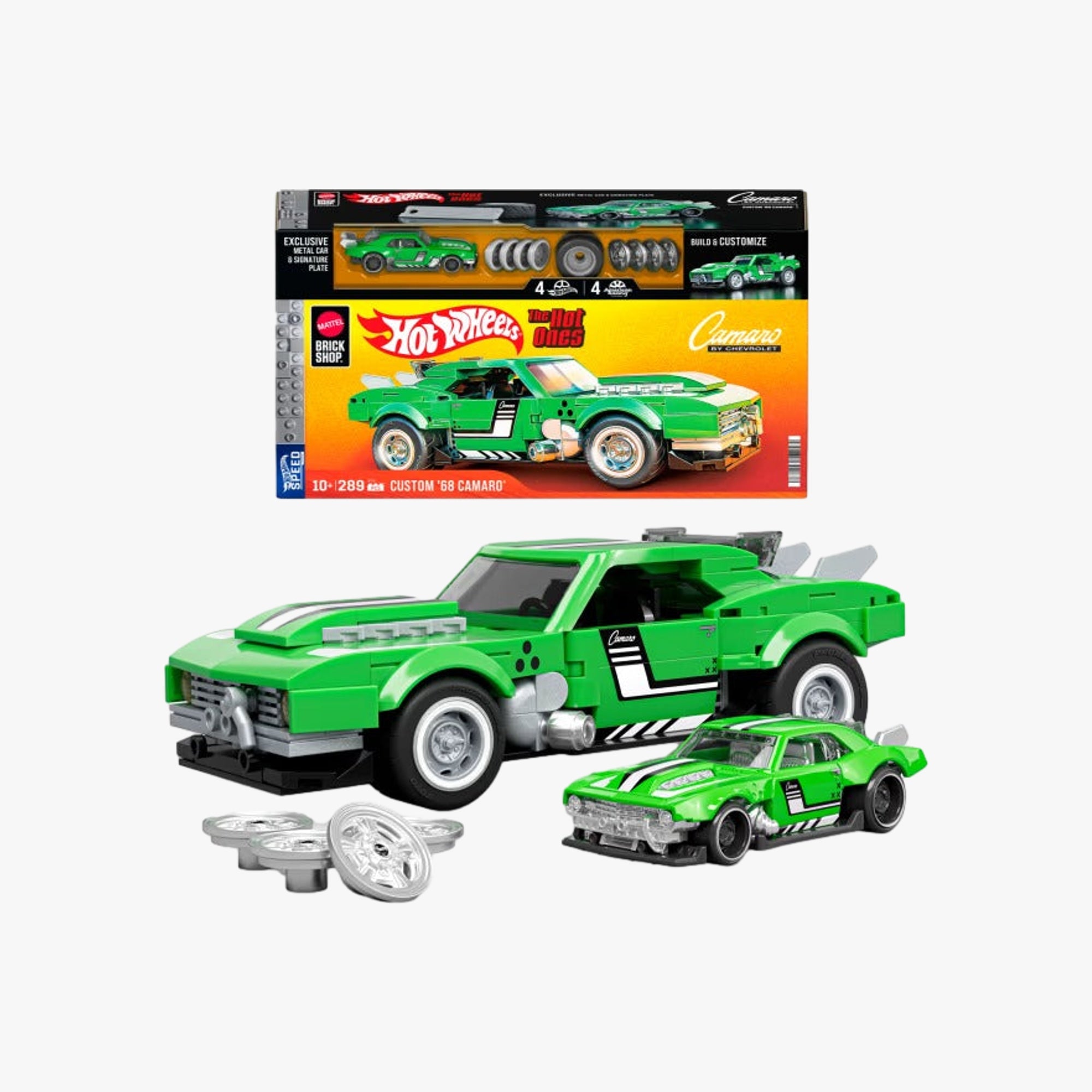 Hot Wheels Jogo de Construção Speed Custom '68 Camaro