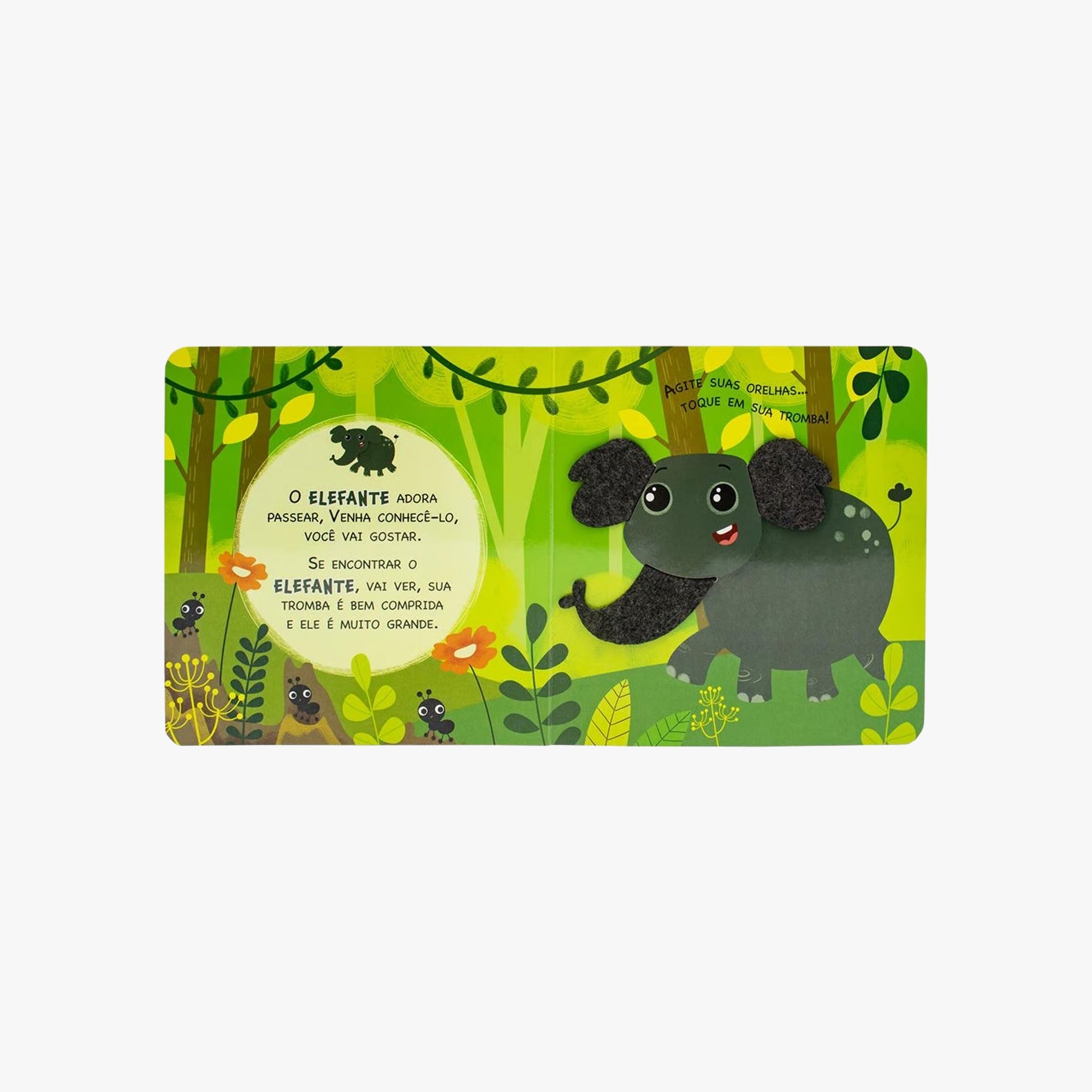 Livro Amiguinhos de Feltro Selva