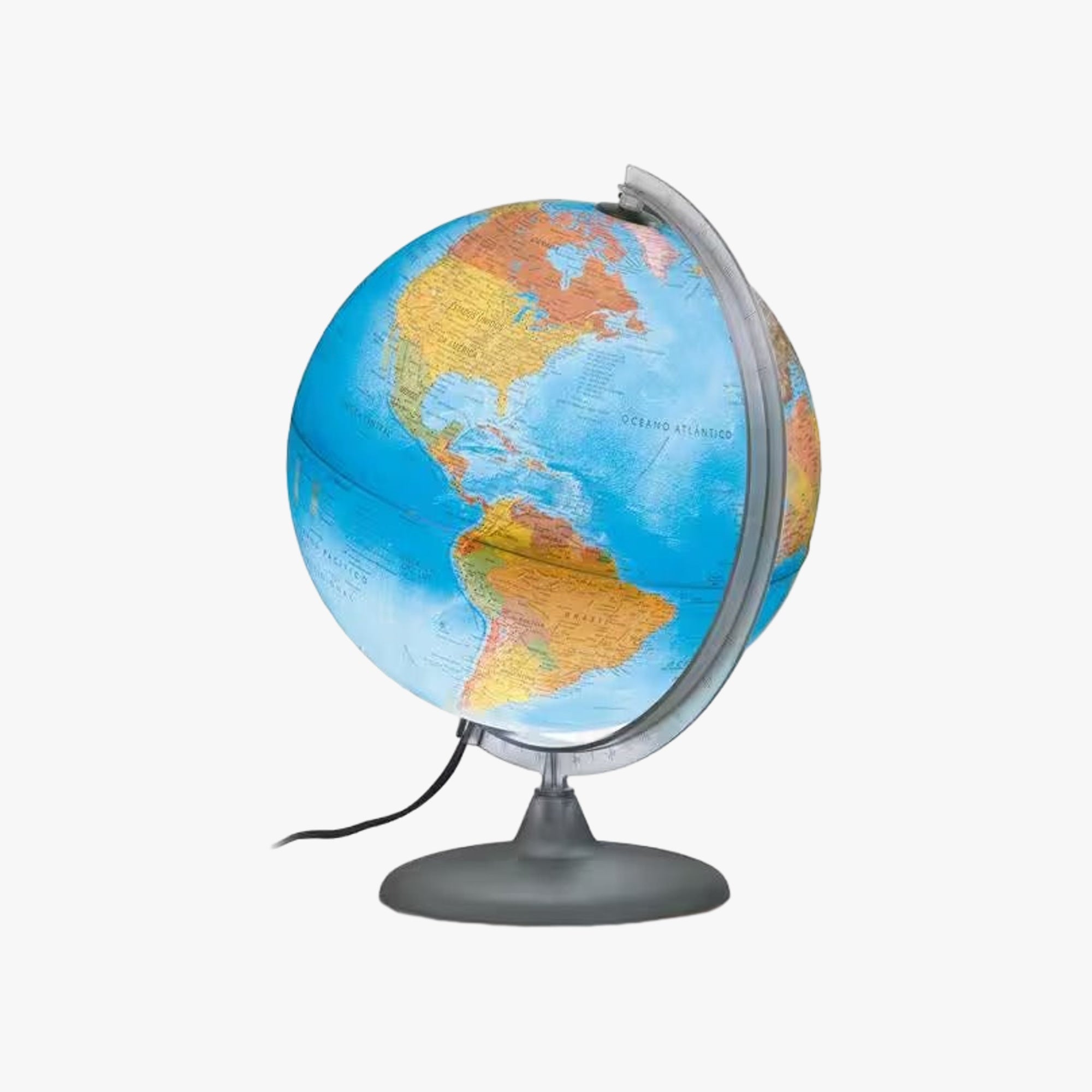 Globo Terrestre Colombo Clássico 30cm Iluminado