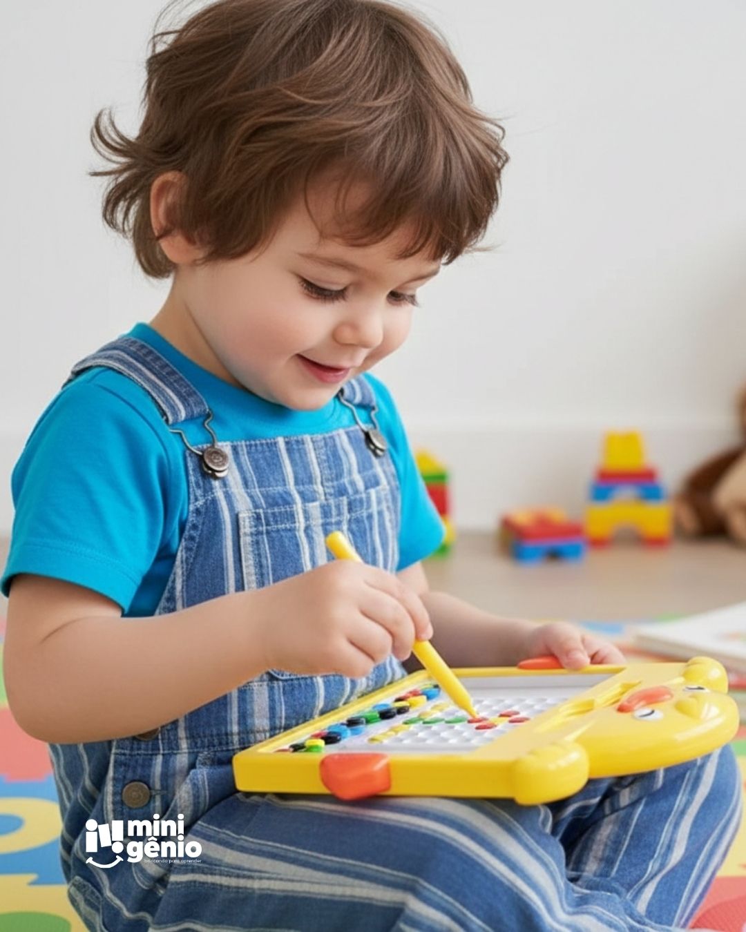 Brinquedo Infantil Magnético Pato
