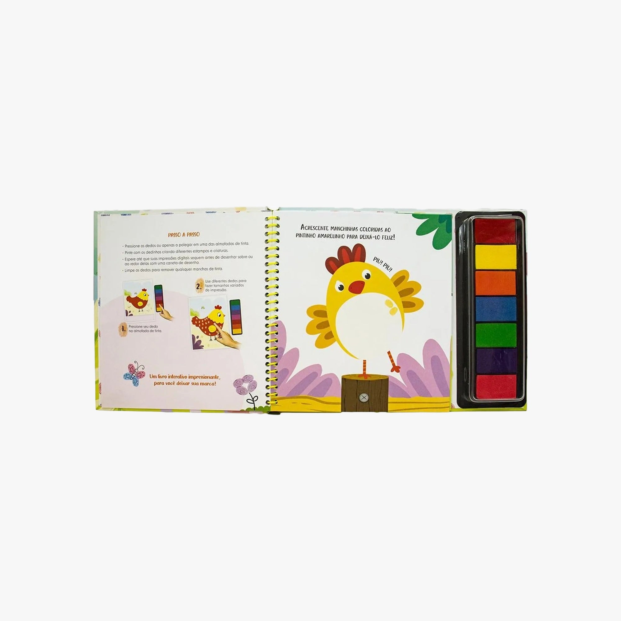 Livro de Pintura Com os Dedinhos Fazenda