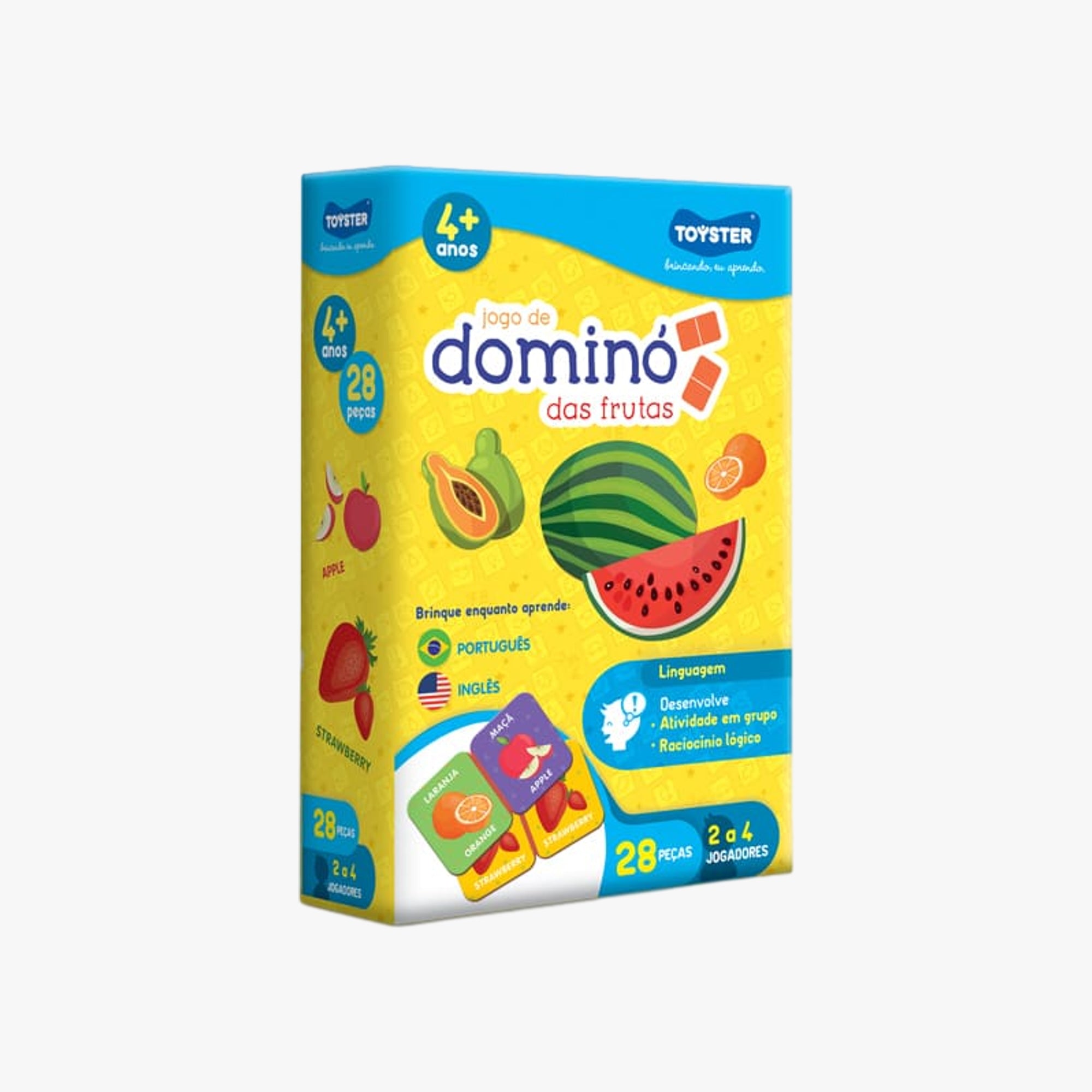 Jogo Dominó das Frutas