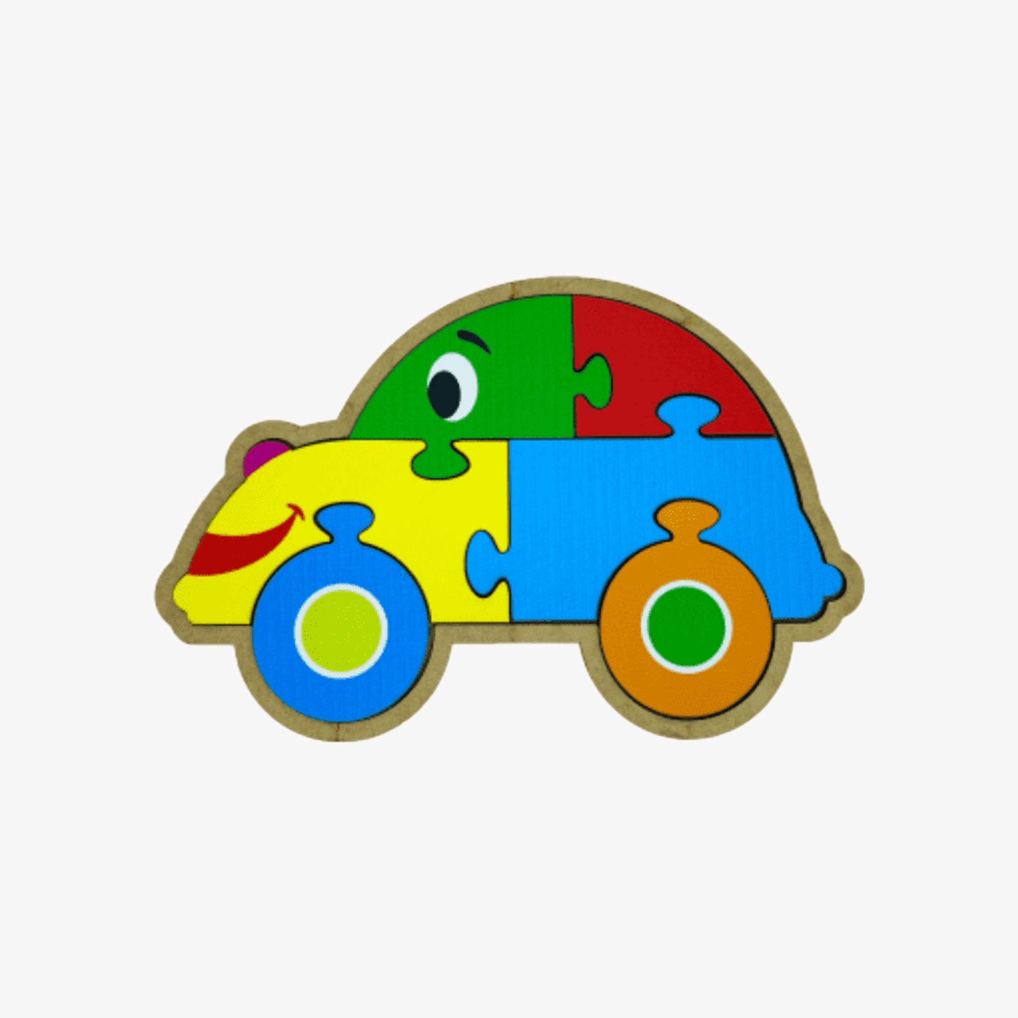 Quebra-Cabeça Carro 6 Peças