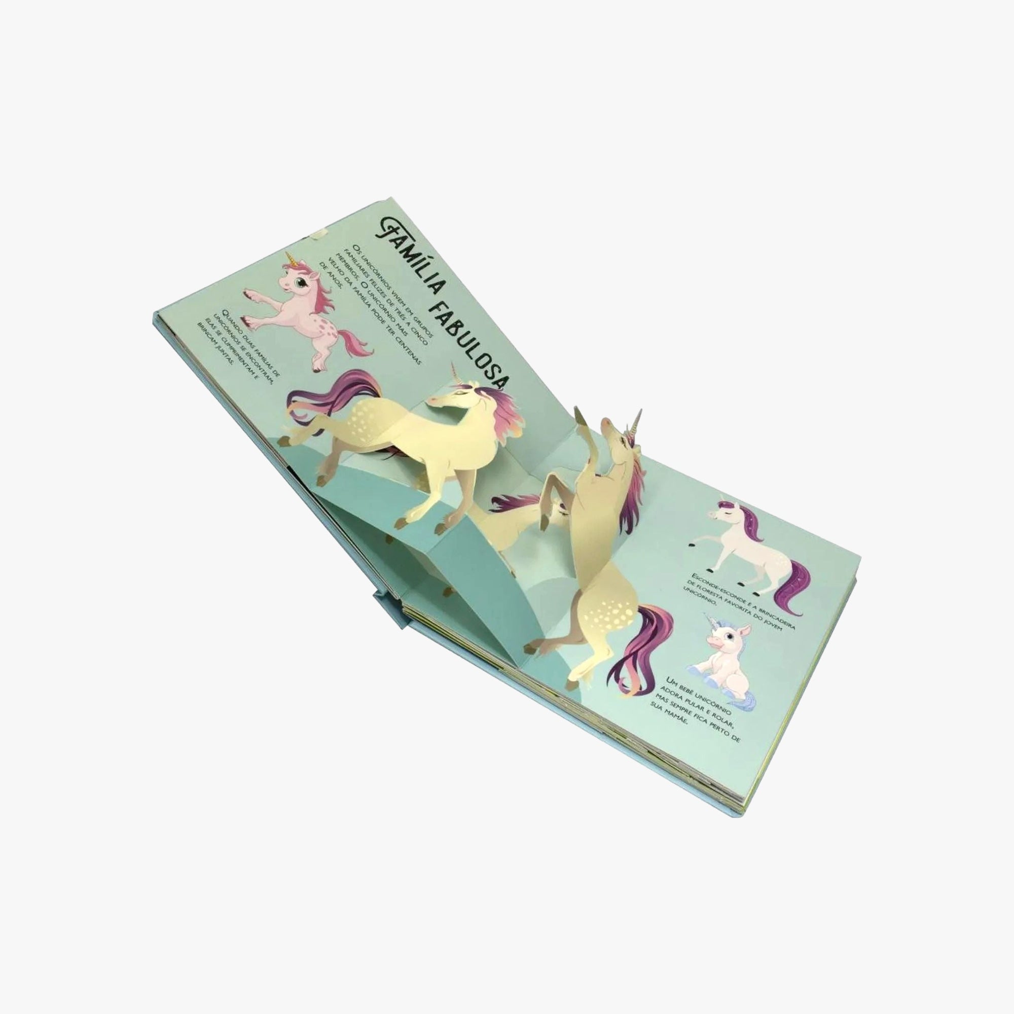 Livro Infantil Unícornio Pop Ups