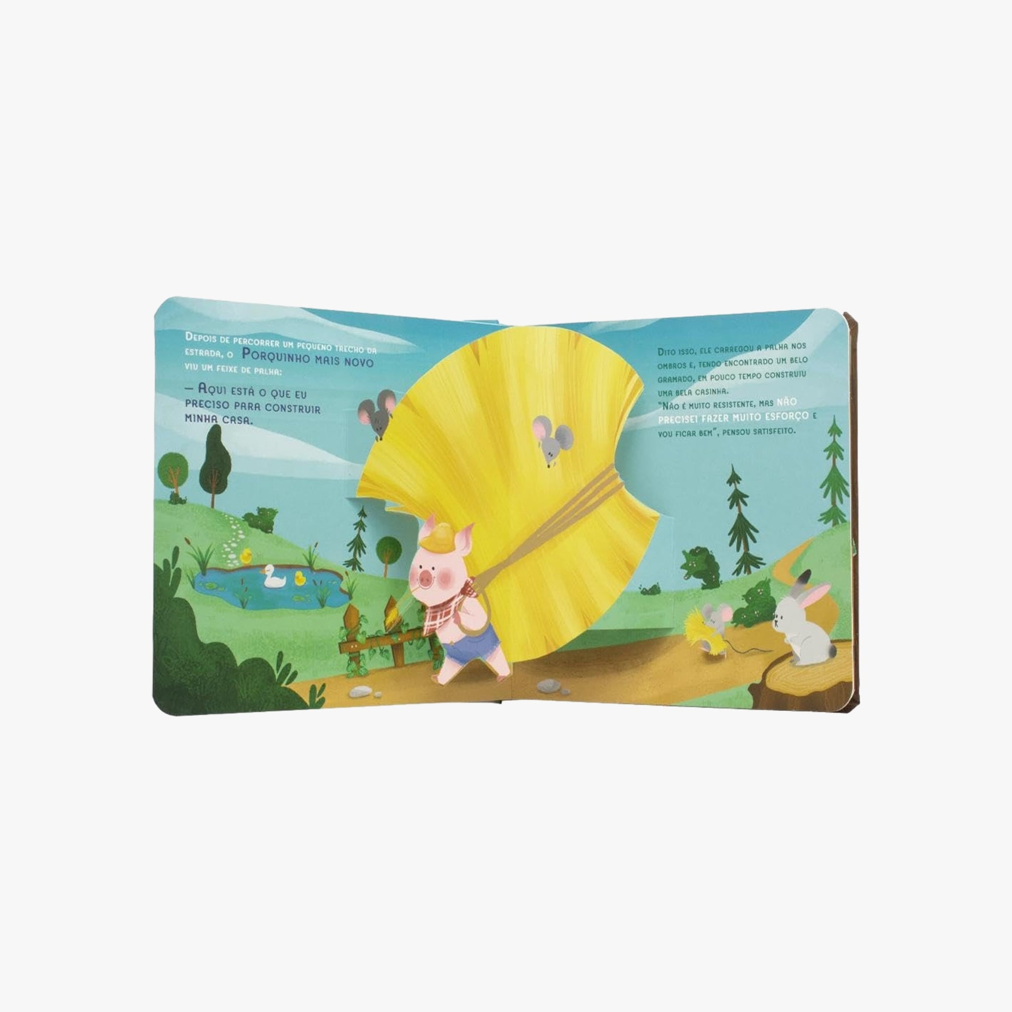 Livro Infantil Os Três Porquinhos Pop-Ups