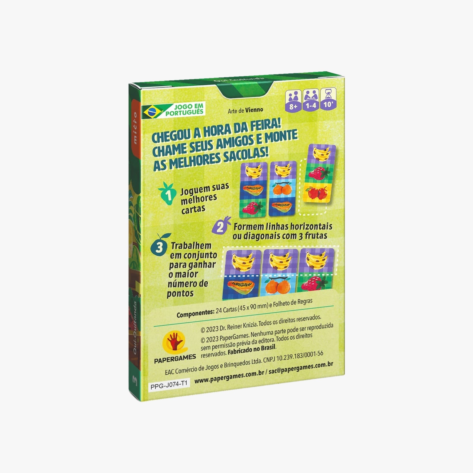 Jogo de Cartas Qui- Quitanda Micro