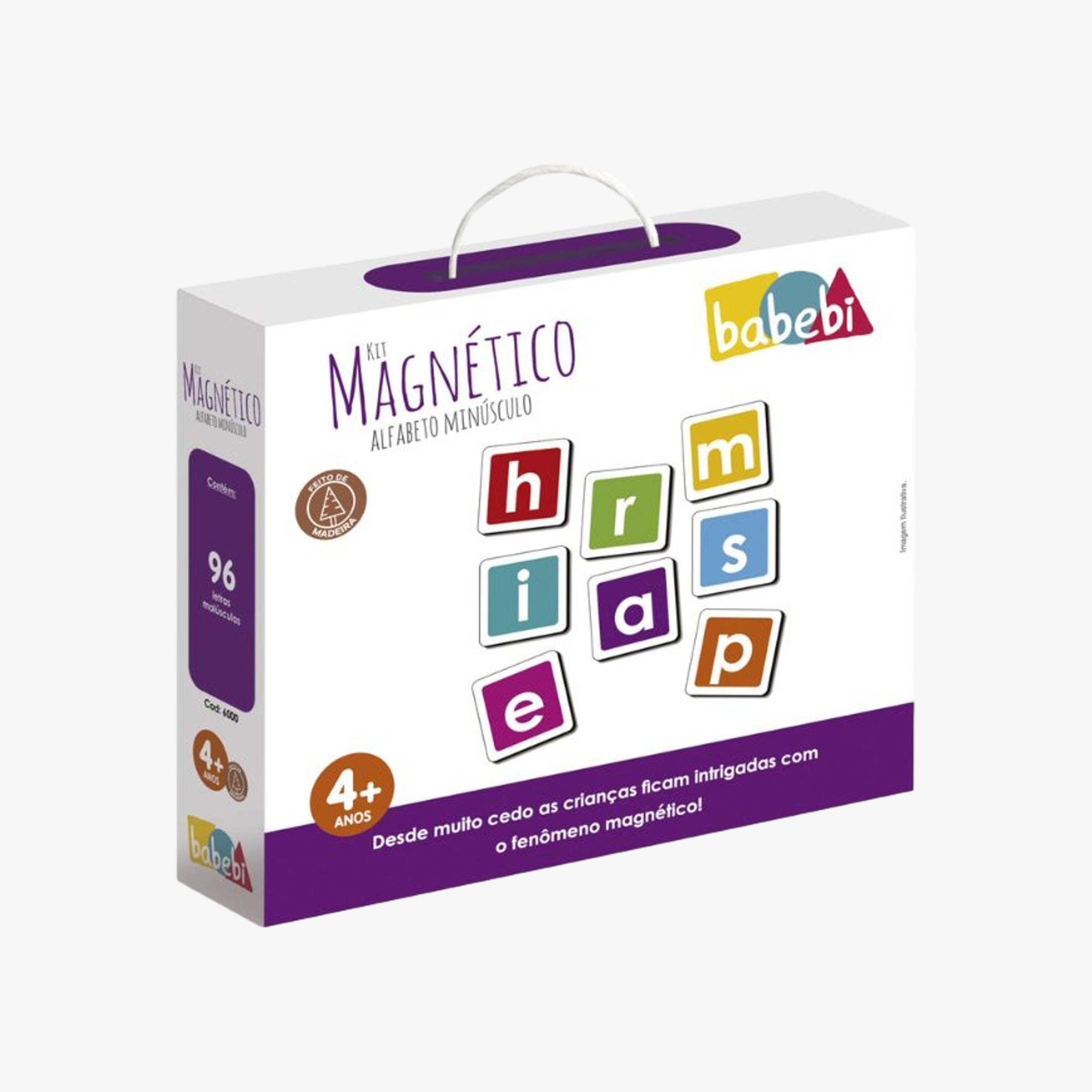 Kit Magnético Alfabeto Letras Minúsculo