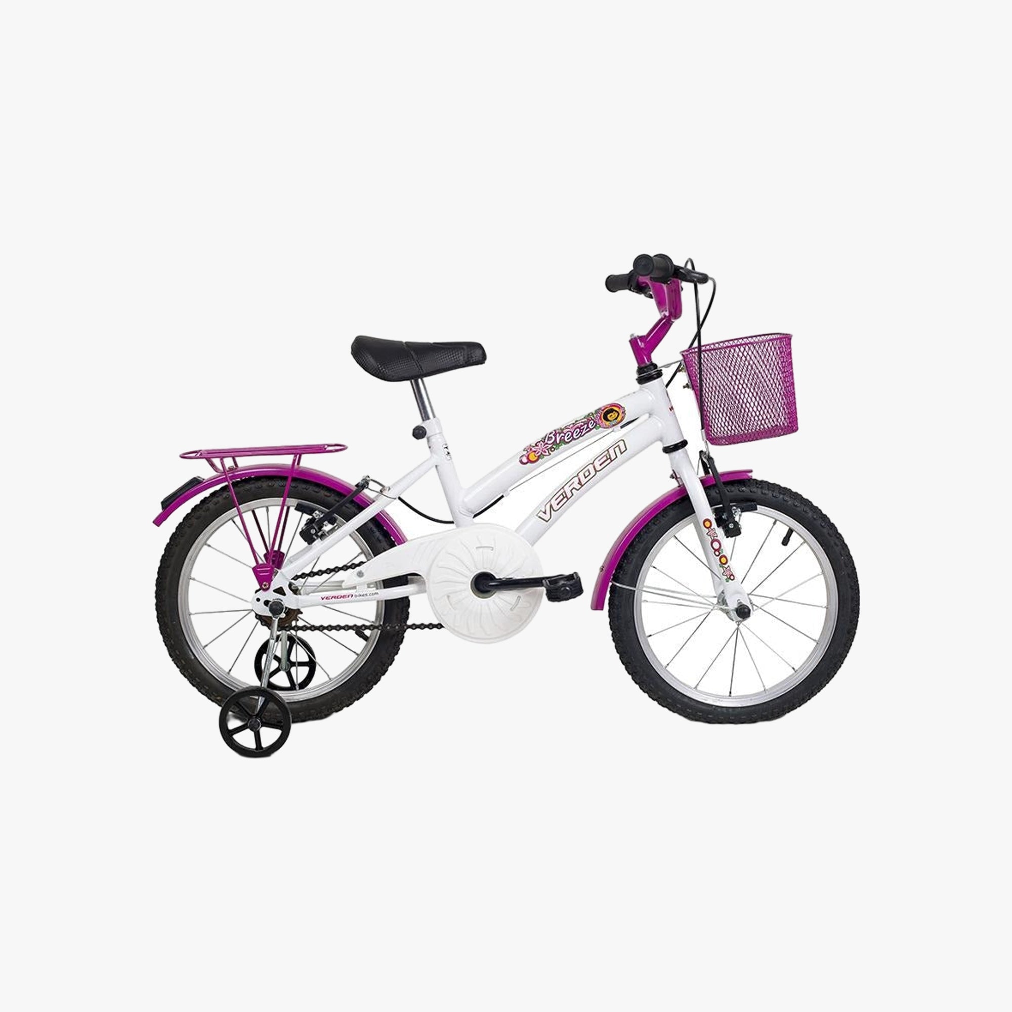 Bicicleta Breeze Aro 16 Branco e Pink