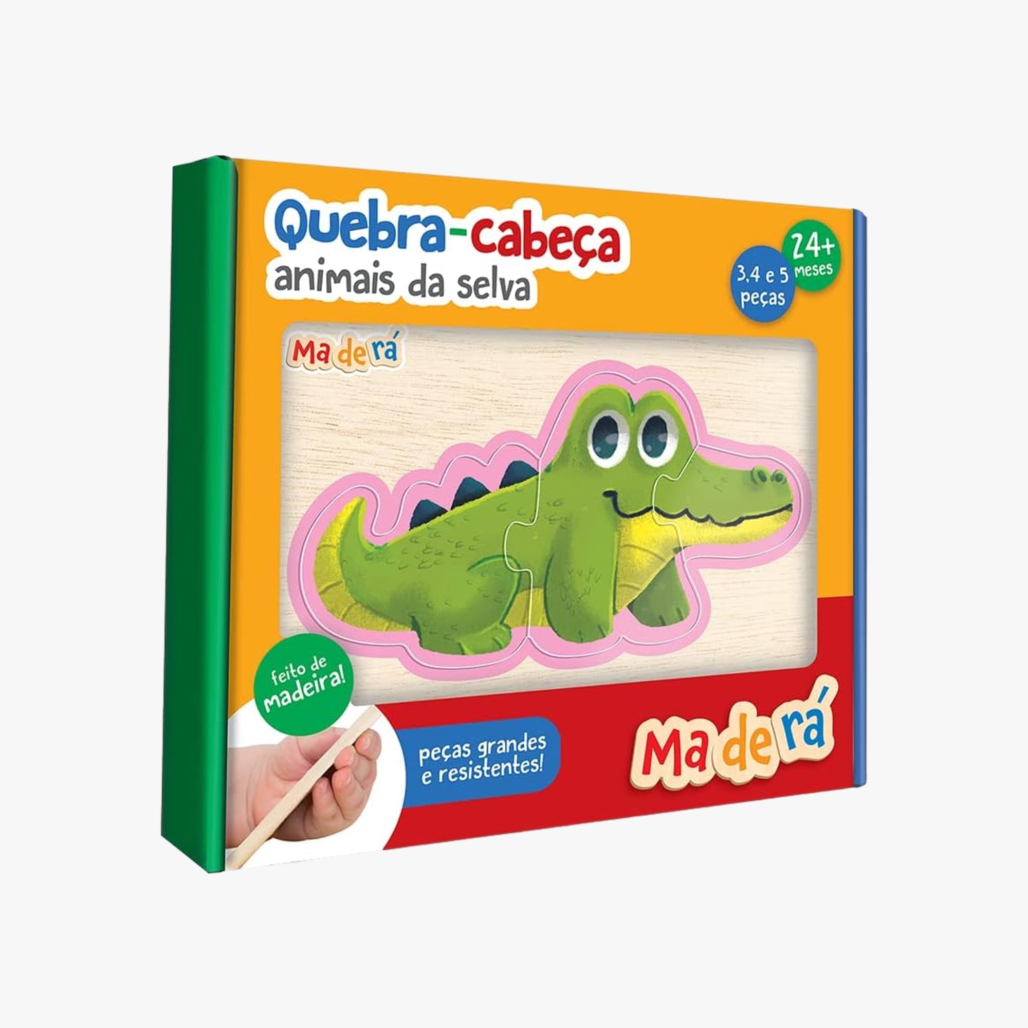 Quebra-Cabeça Infantil Animais da Selva