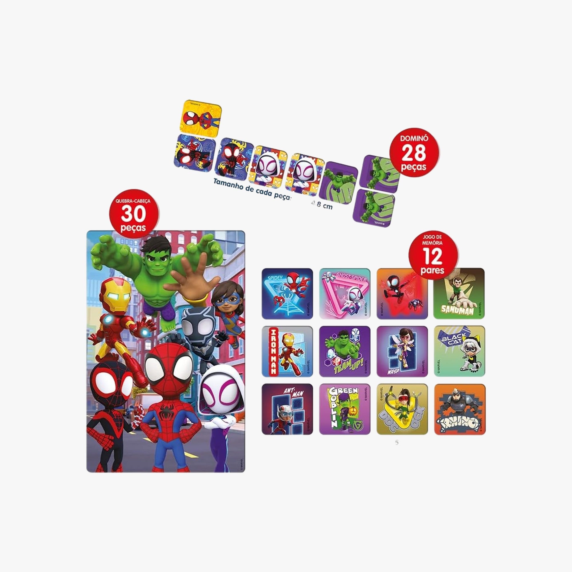 Super Kit do Homem Aranha Junior 3 em 1