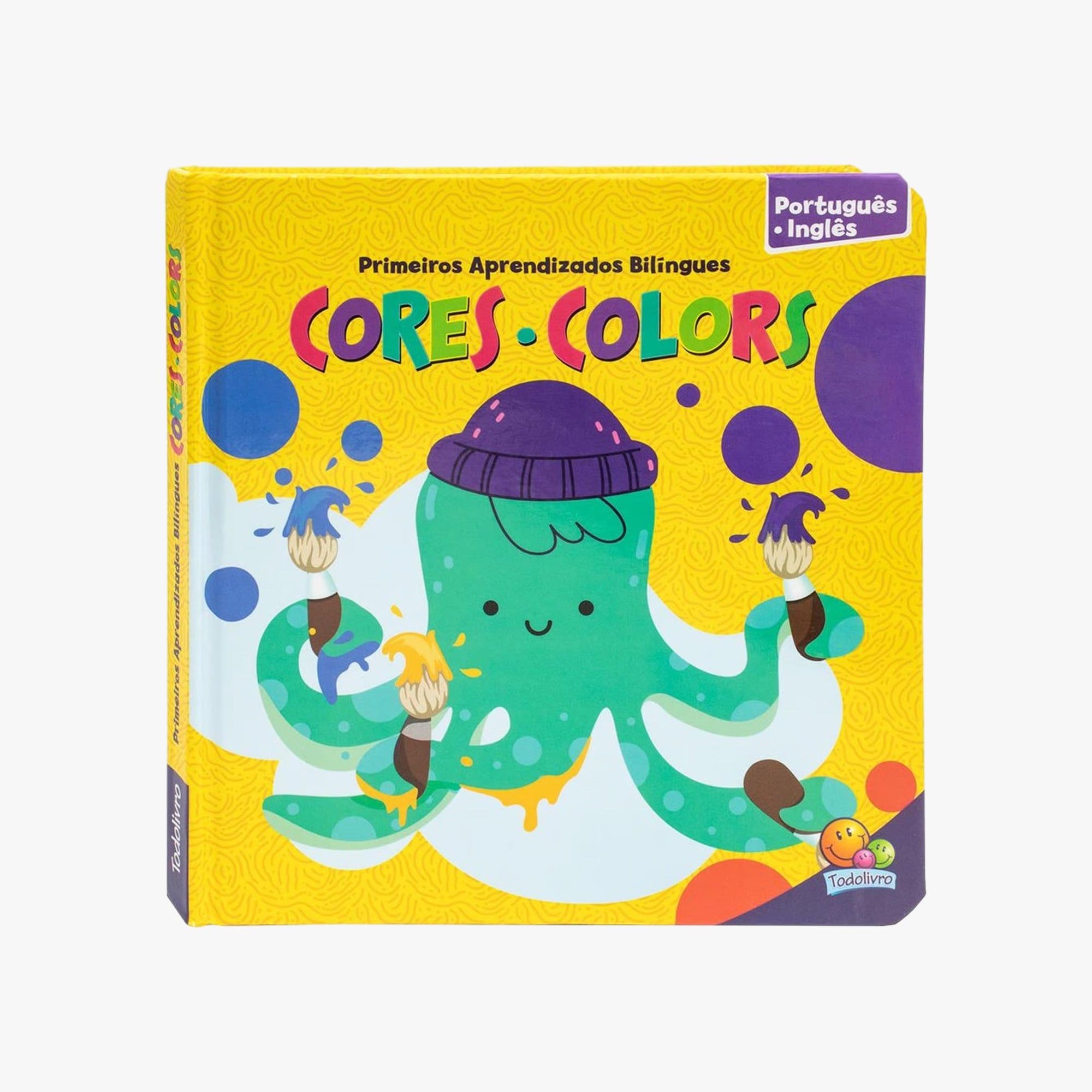 Livro Bilíngue Aprendendo Sobre Cores
