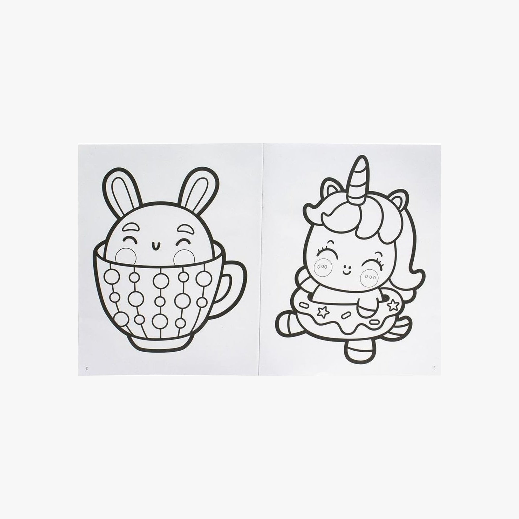 Livro de Colorir Bichinhos Kawaii