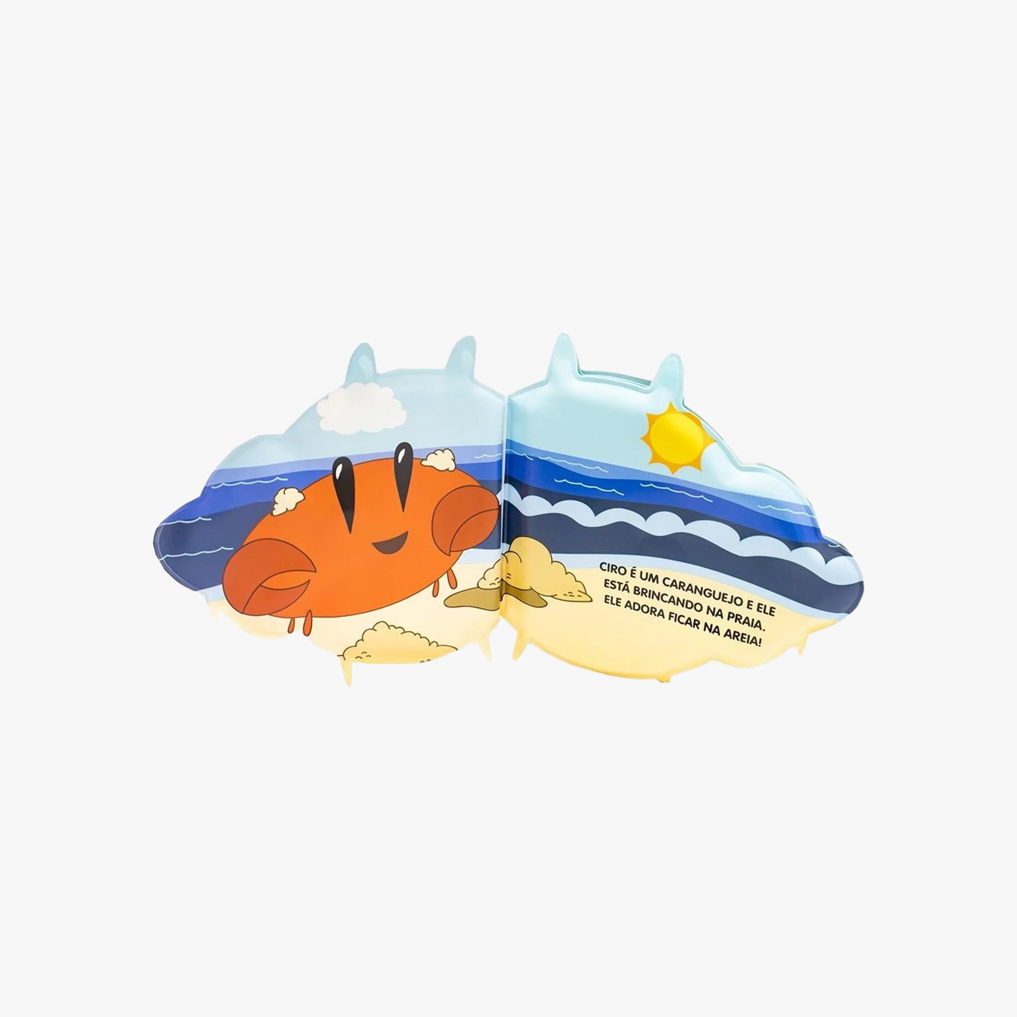 Livro de Banho Ciro, o Caranguejo - Amigos da Agua