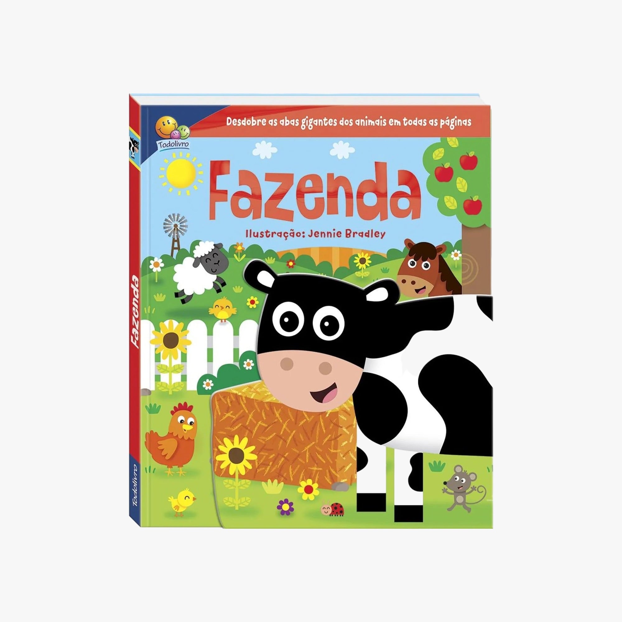 Livro Infantil Divertido Dobraduras Fazenda