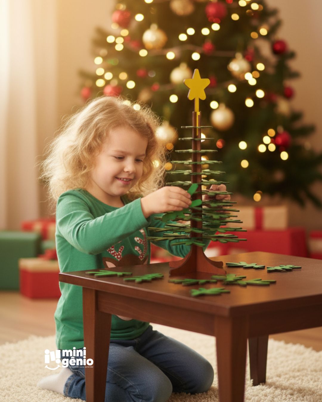 Quebra-Cabeça Árvore de Natal 3D