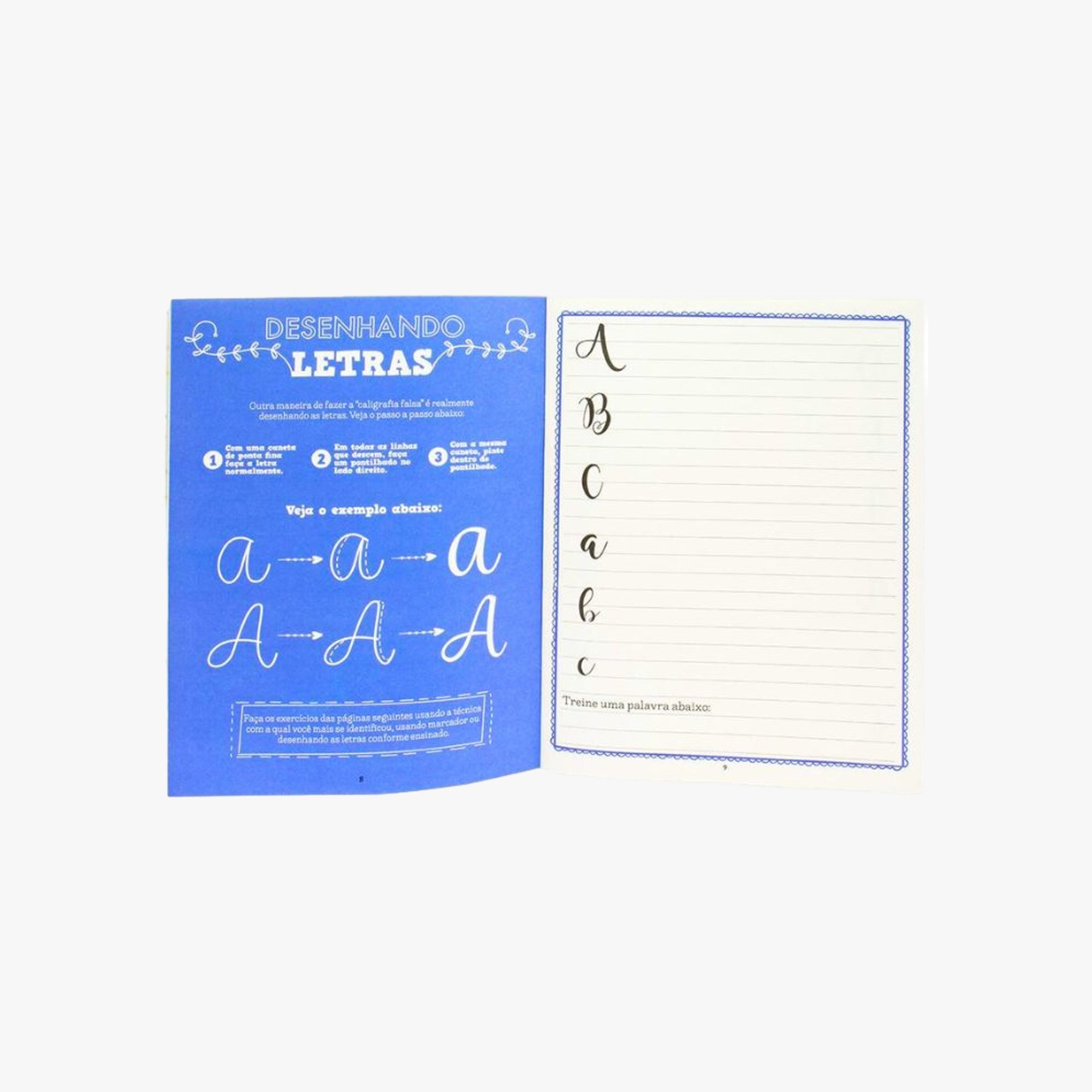 Livro de Caligrafia Criativa Brush lettering