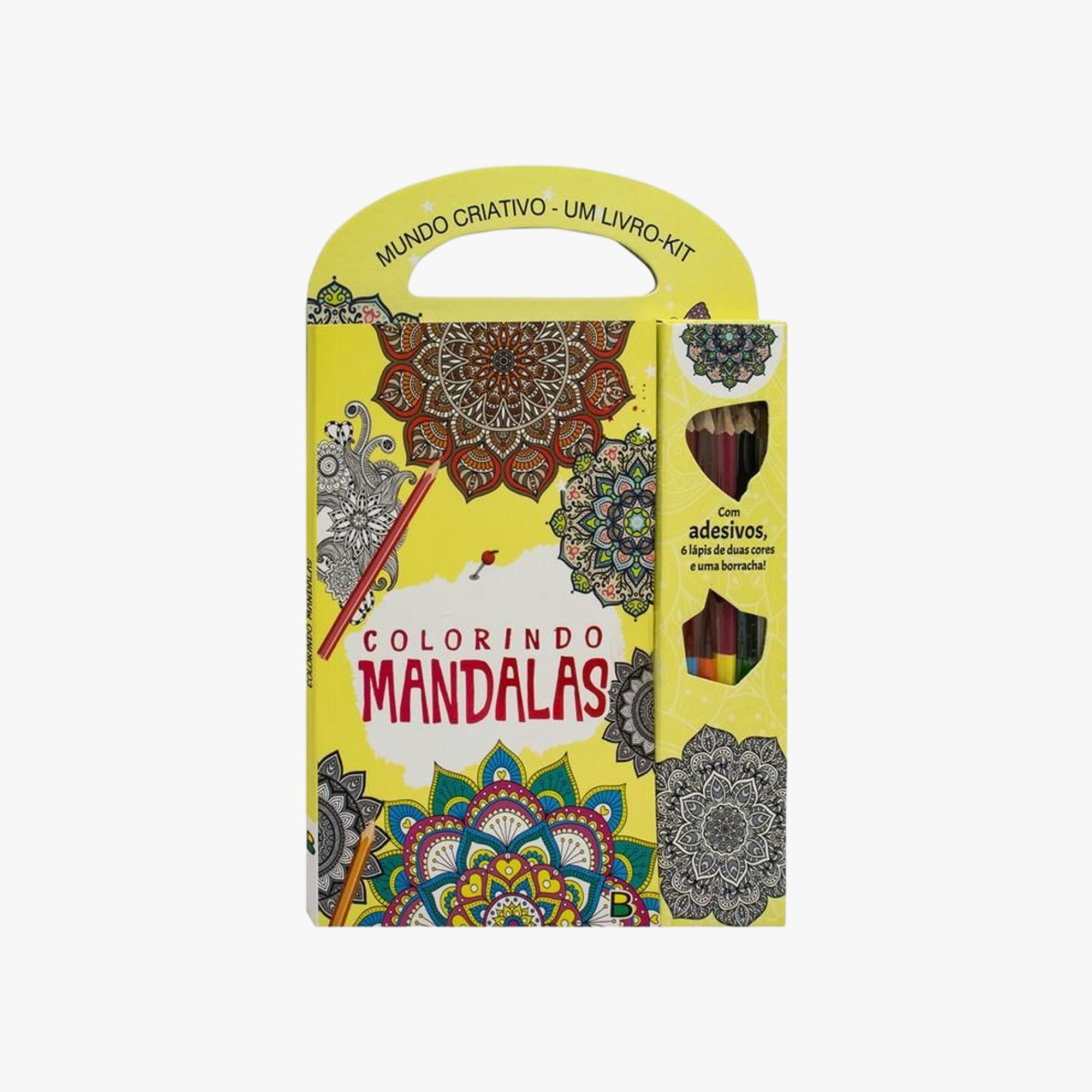 Livro Kit Mundo Criativo Mandalas Encantadas