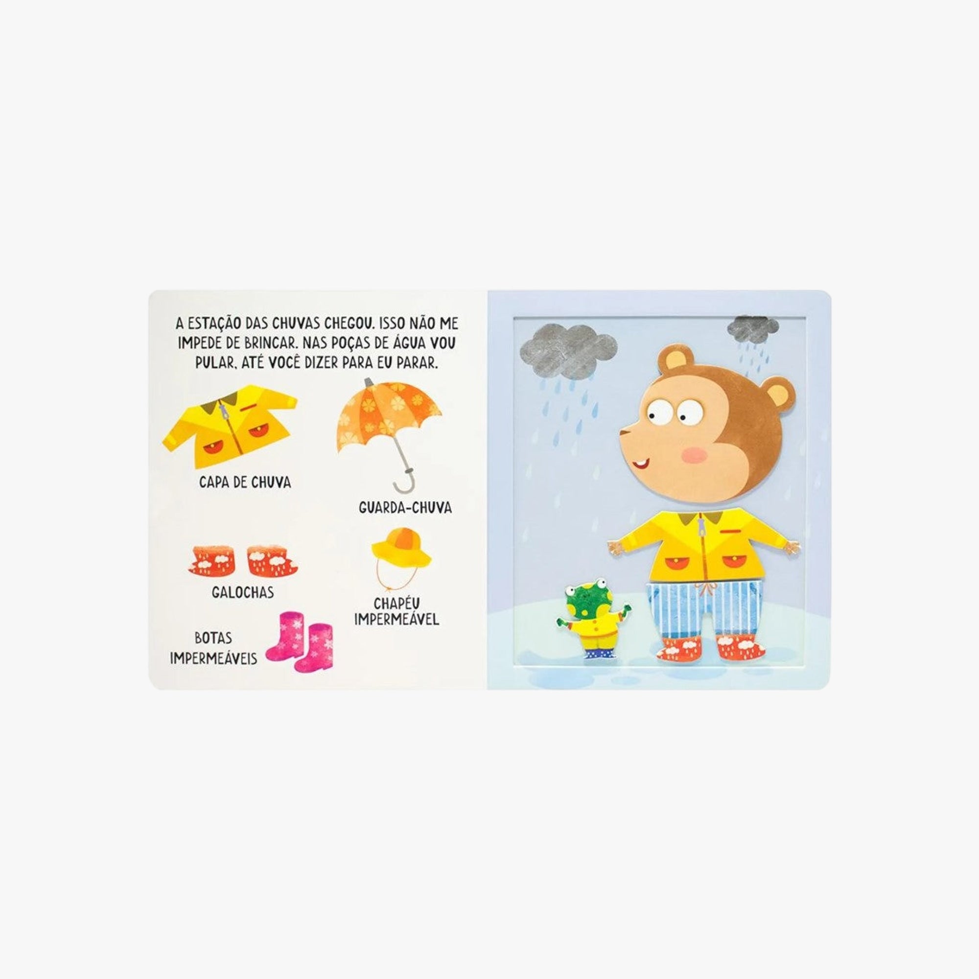 Livro com Velcro Peças Dançantes Roupas