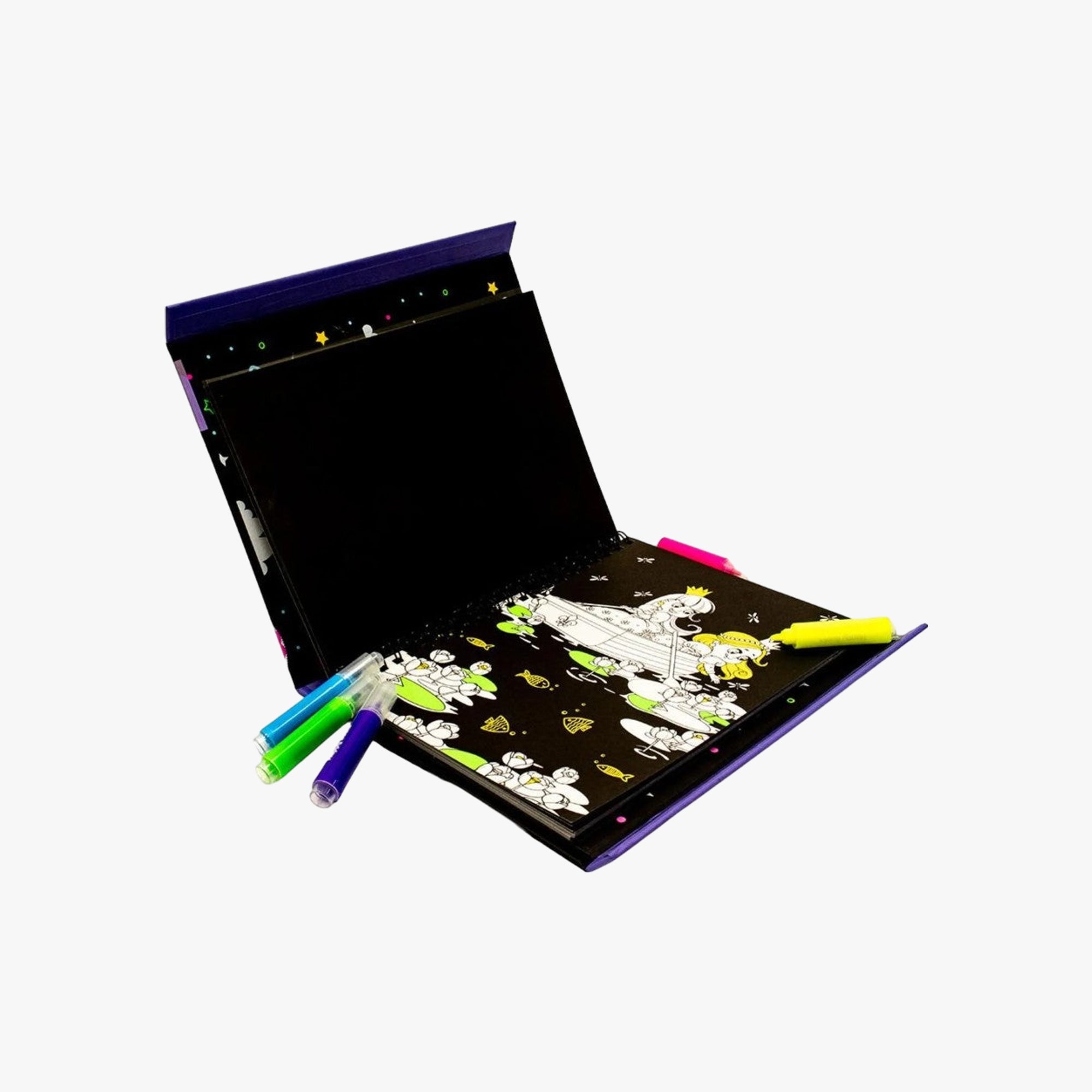 Livro de Colorir Neon Princesas