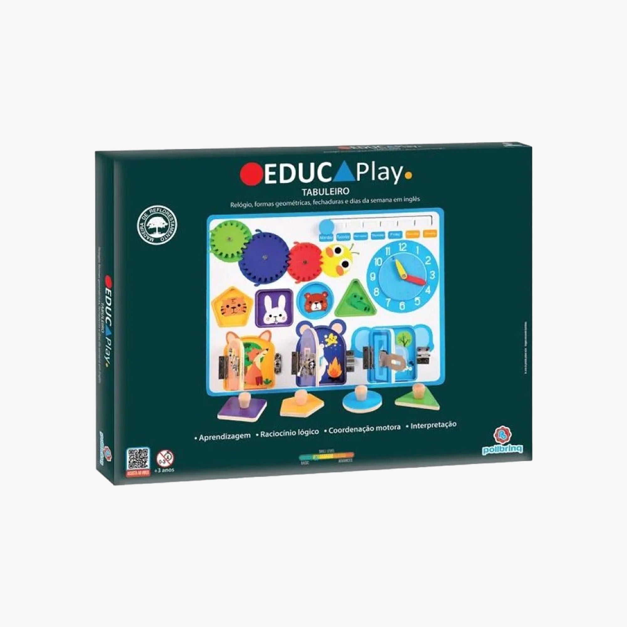 Tabuleiro Educativo de Atividades Montessori