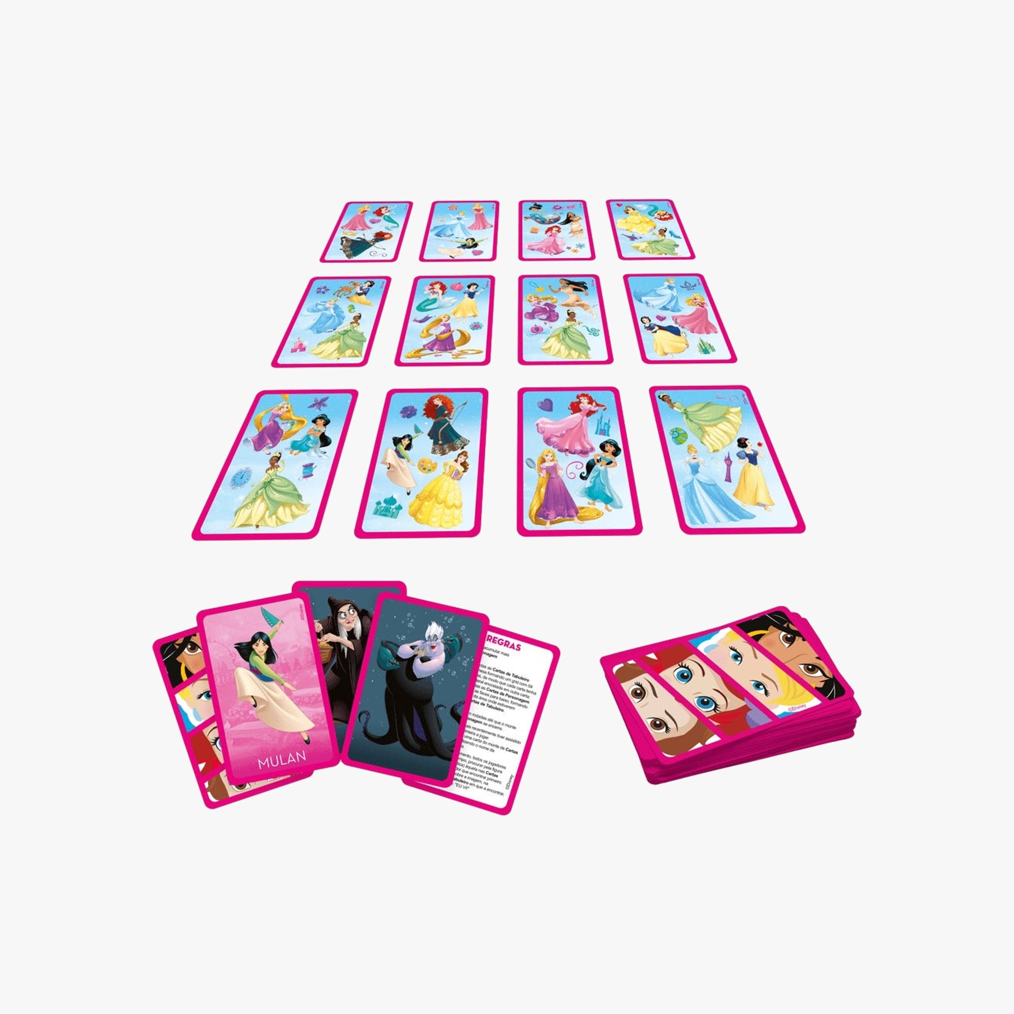 Jogo Infantil de Cartas Eu Vi! Princesas