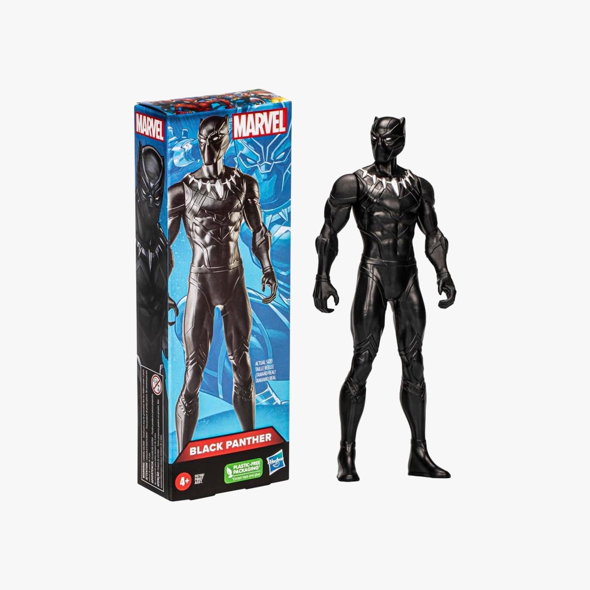 Brinquedo Infantil Boneco Clássico Marvel 20 cm Pantera Negra