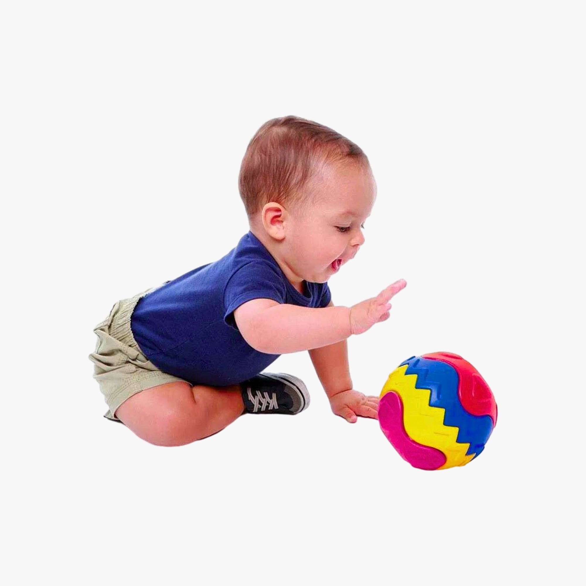 Brinquedo Educativo para Bebê Bola Encaixa