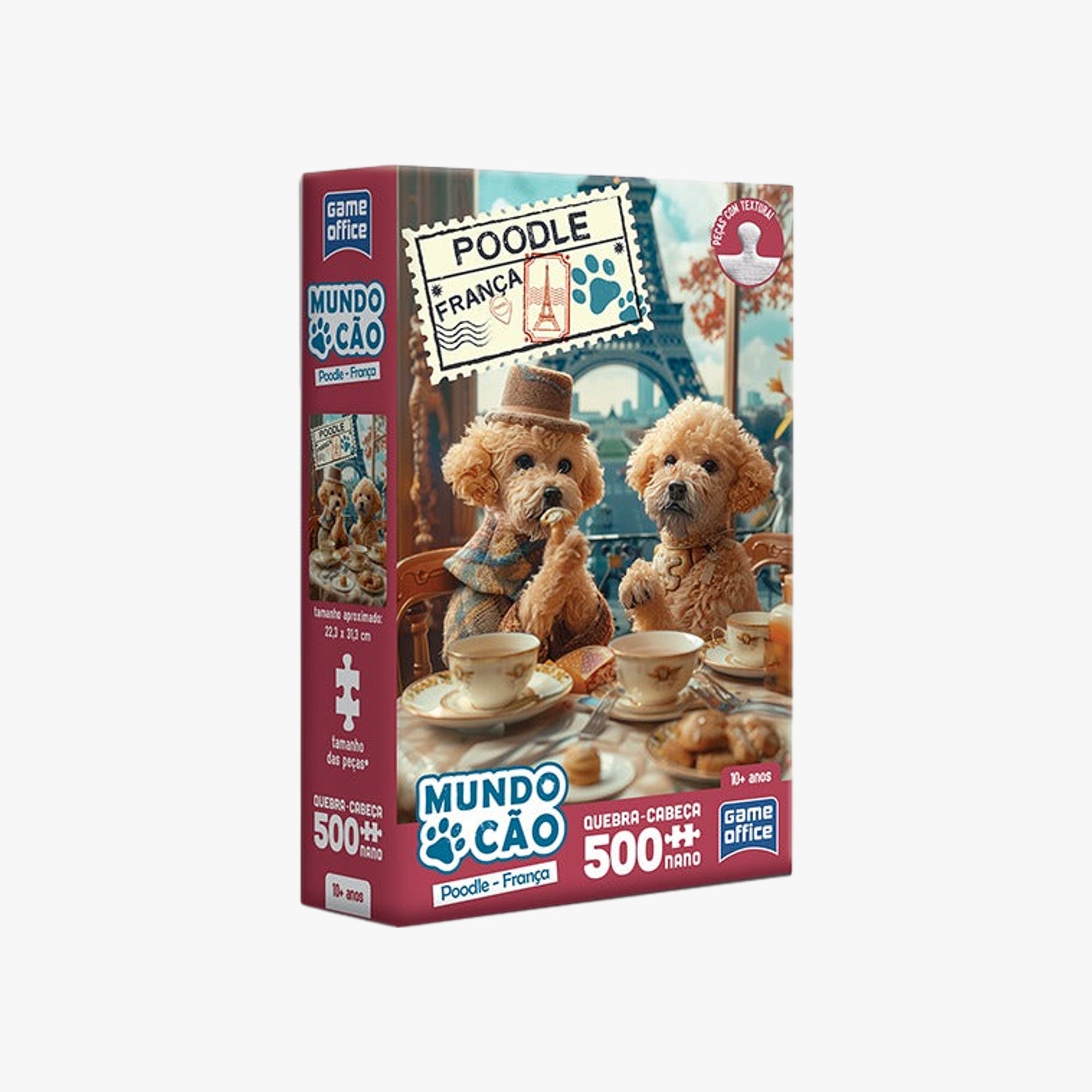 Quebra-Cabeça Poodle Francês 500 Peças Nano