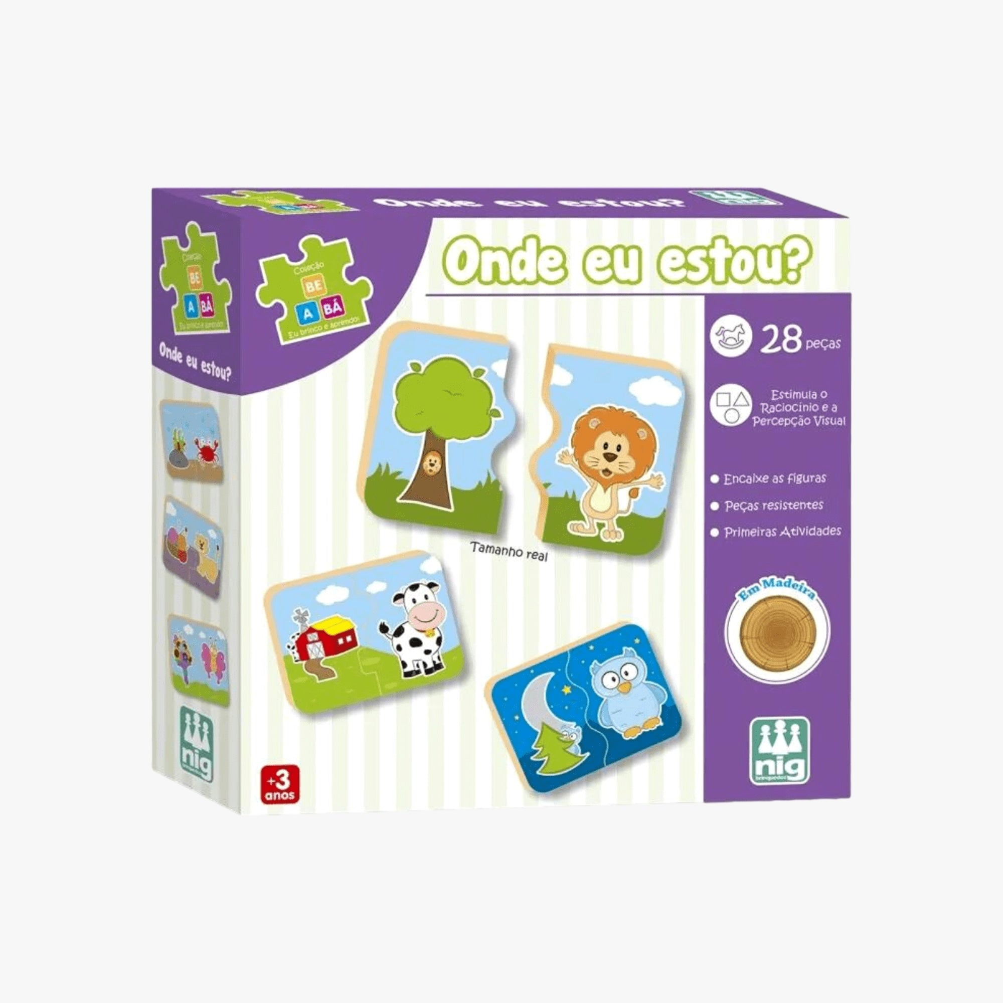 Quebra-Cabeça Infantil Educativo Onde Eu Estou?