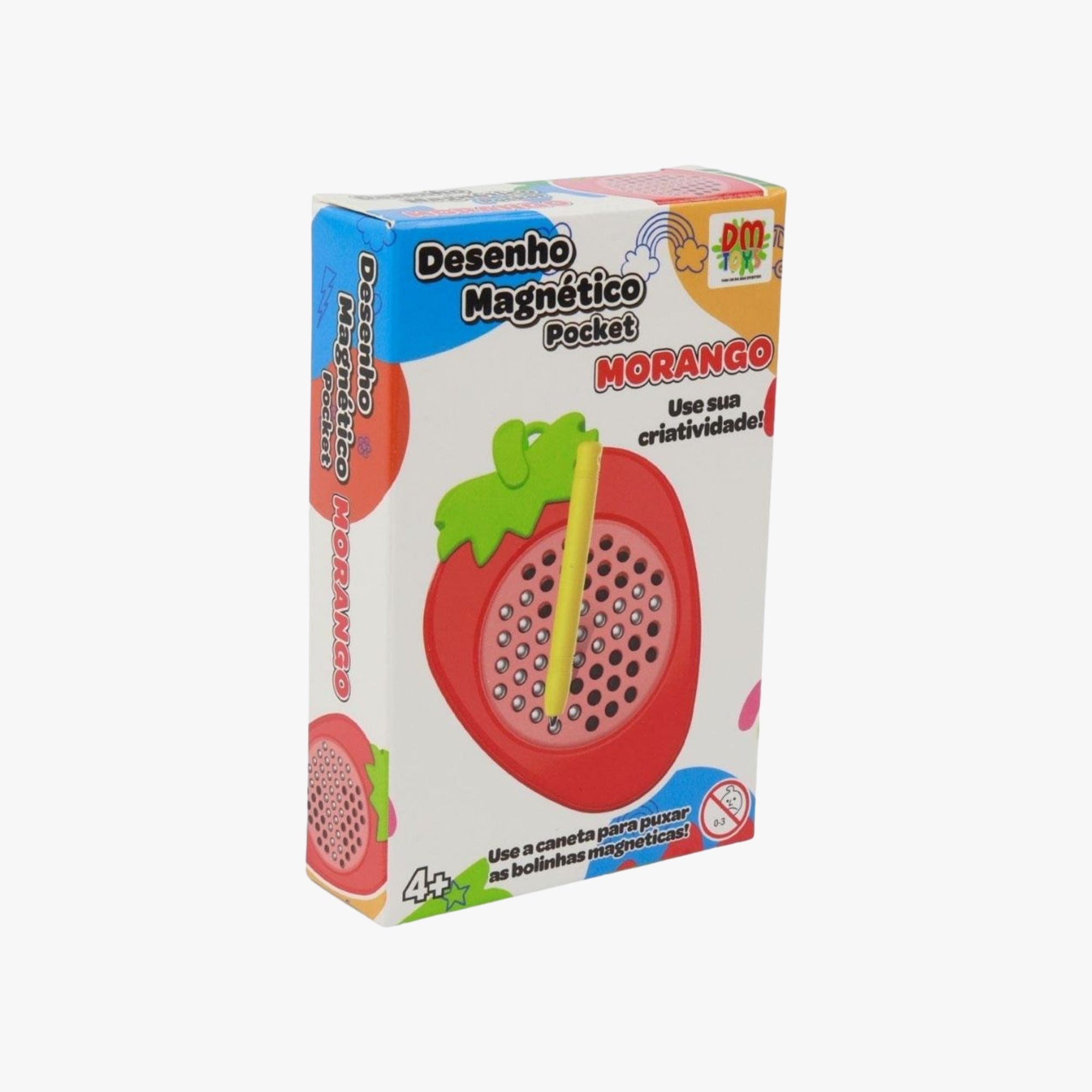 Brinquedo Infantil Desenho Magnético 11cm Morango