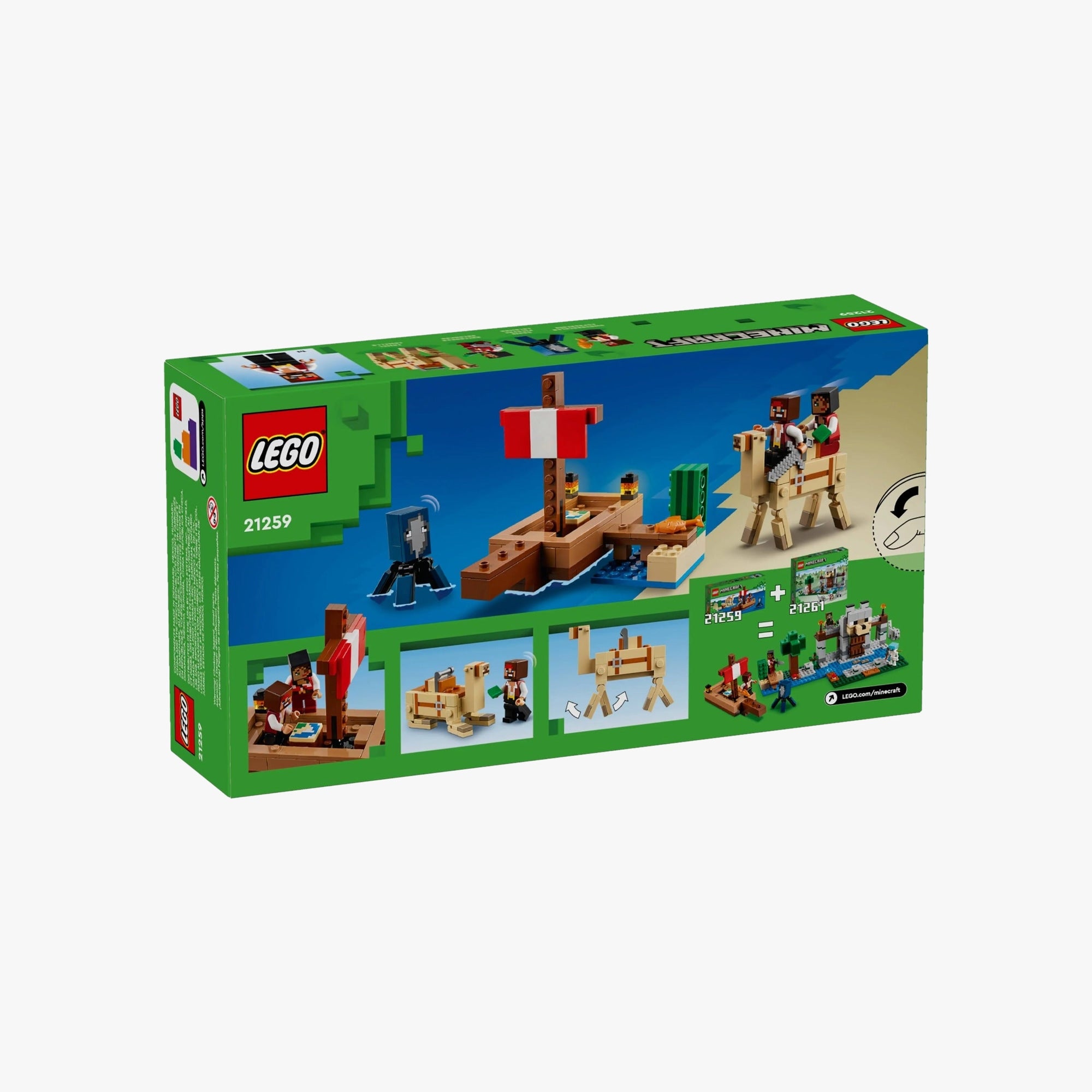 Lego Minecraft - A Viagem do Navio Pirata