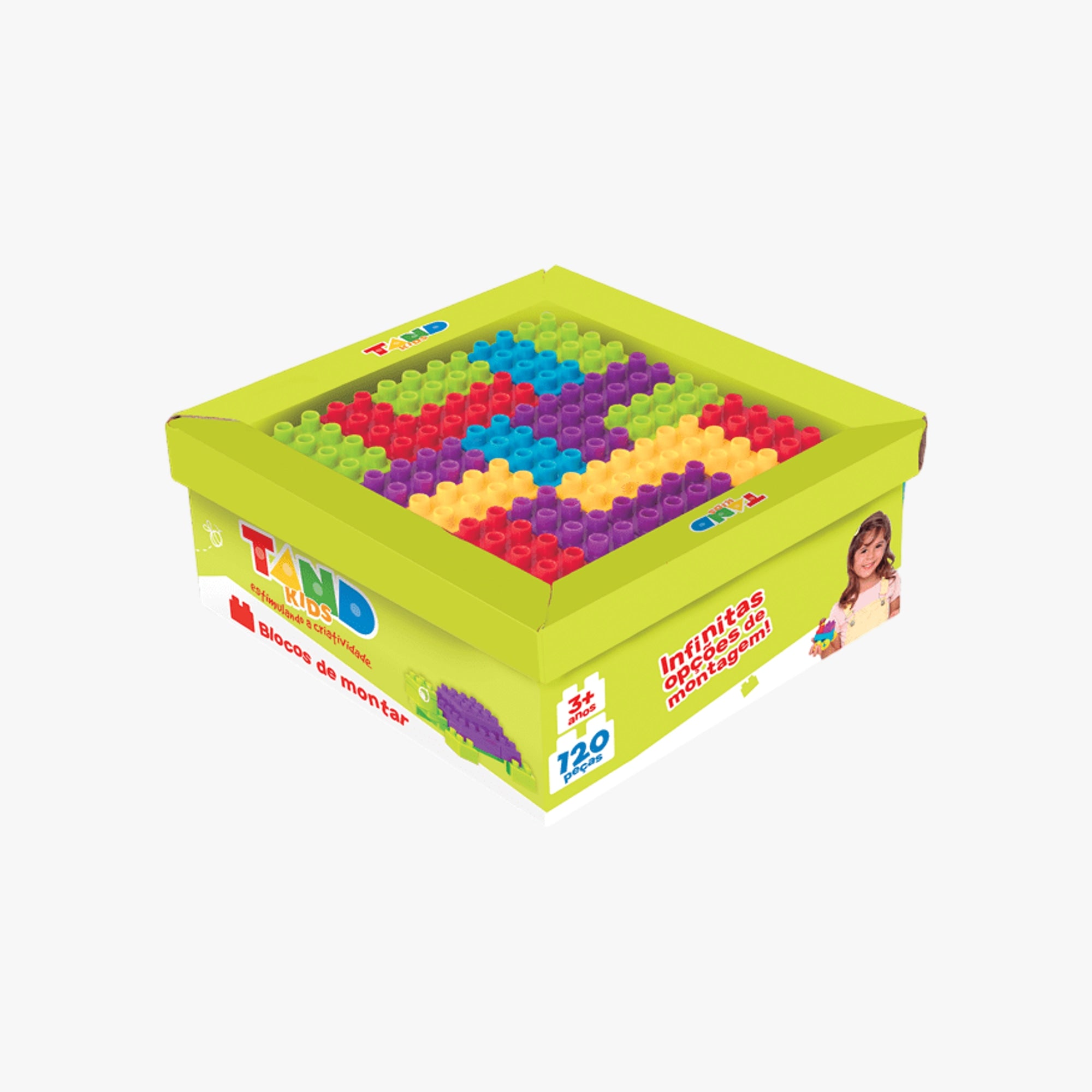 Blocos de Montar Tand Kids 120 Peças